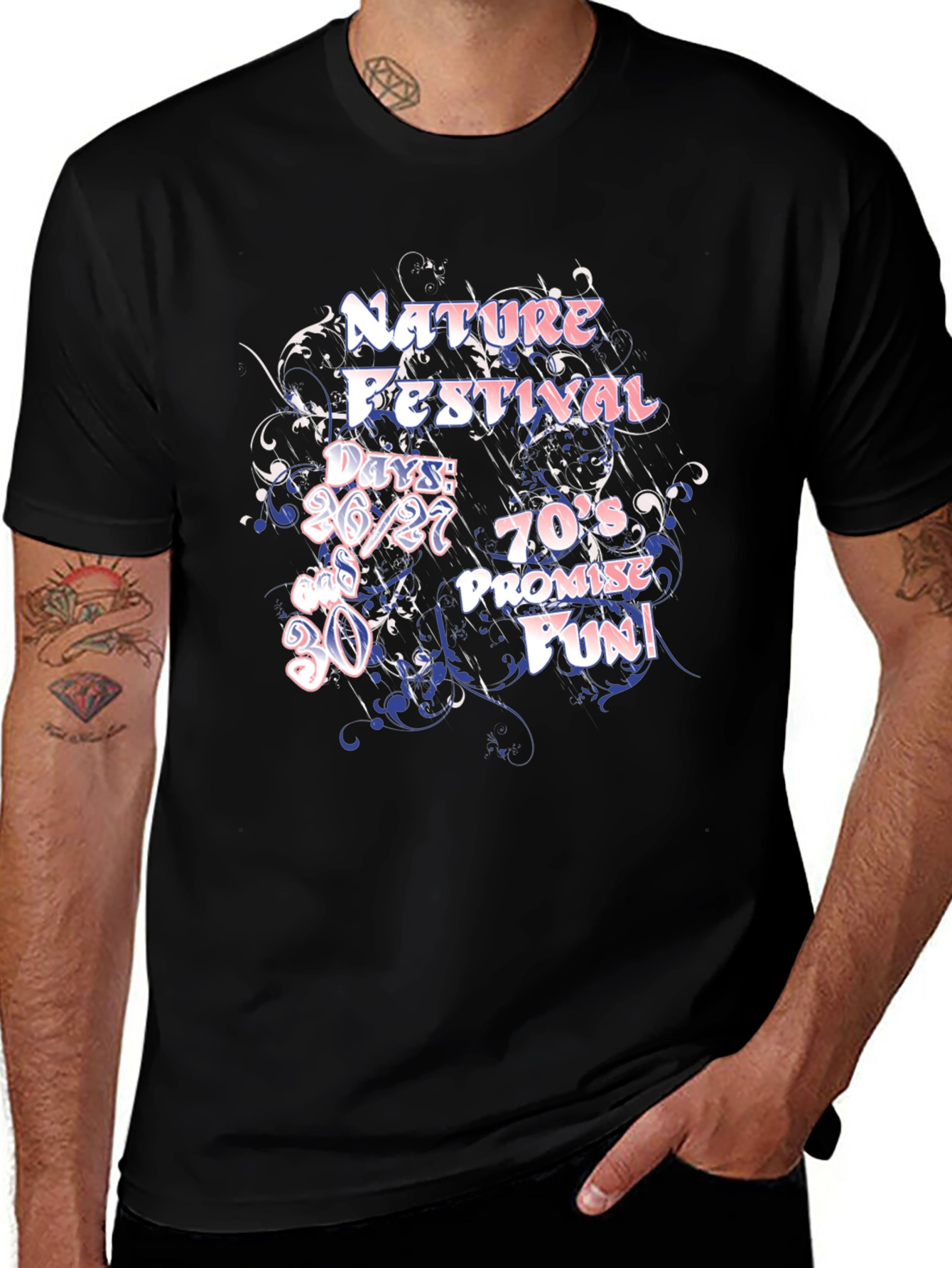 Variant 28 of Nature Festival Graphic T-Shirt