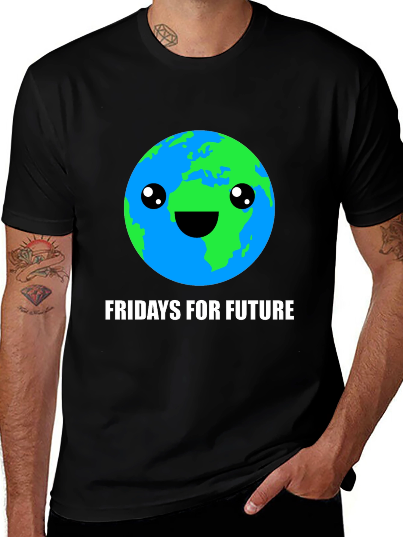 Fridays For Future Earth Graphic T-Shirt