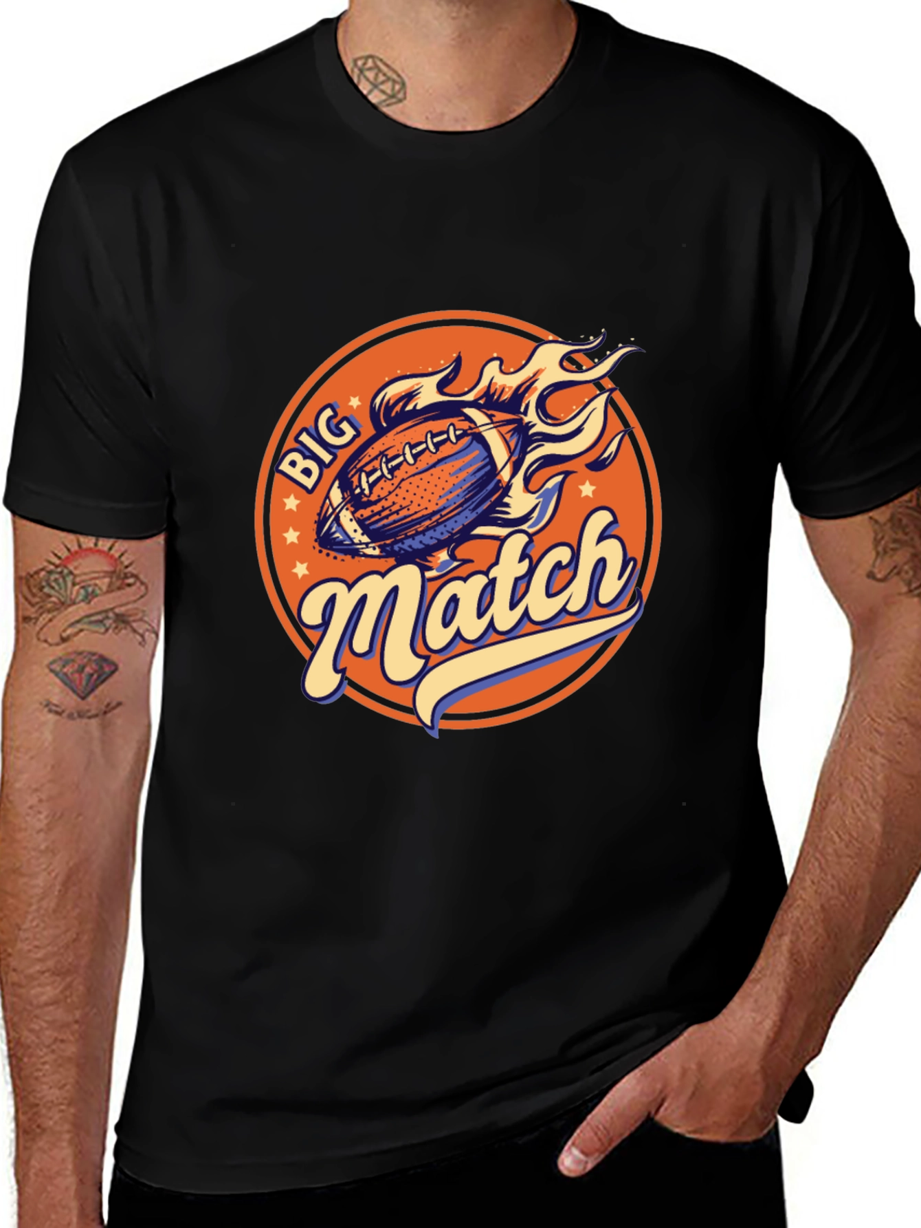 Big Match Football Graphic T-Shirt