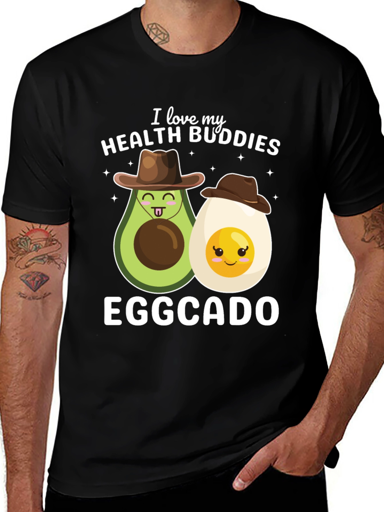 Variant 22 of Eggcado Health Buddies T-Shirt
