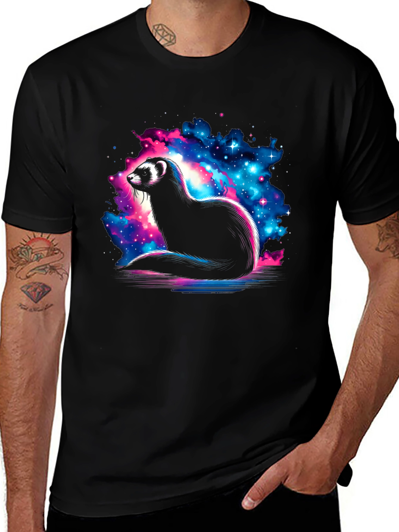 Variant 10 of Cosmic Ferret Graphic Tee