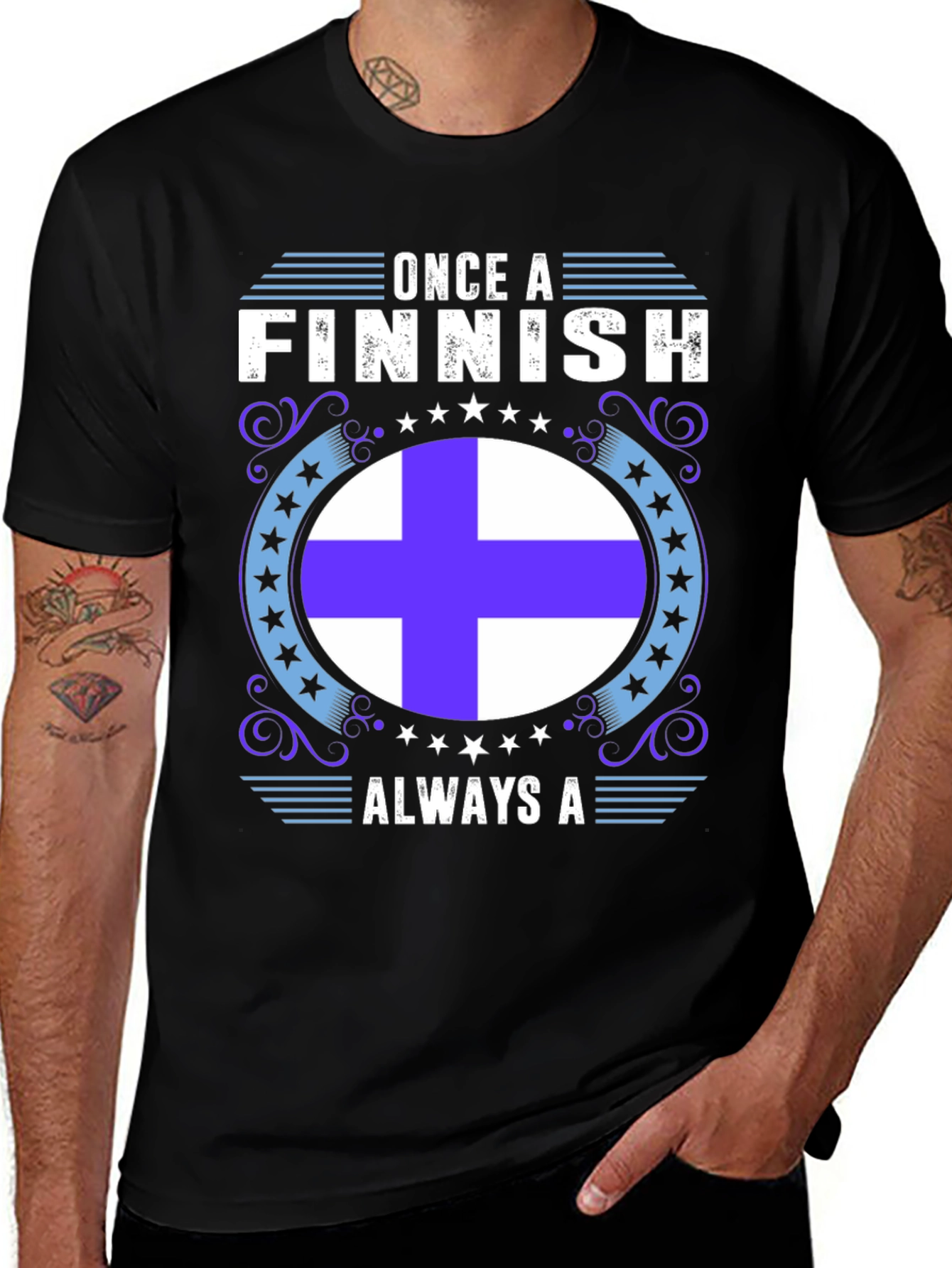 Finnish Pride T-Shirt - Once A Finnish, Always A