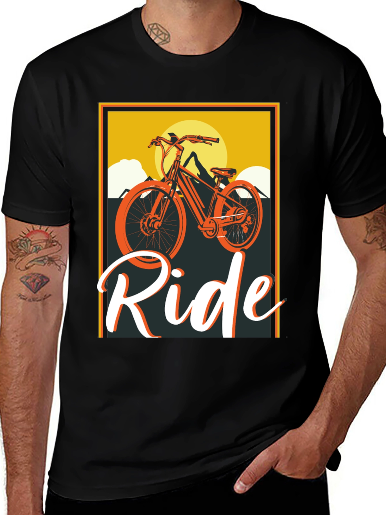 Variant 30 of Ride Bicycle Graphic T-Shirt - Adventure Ready