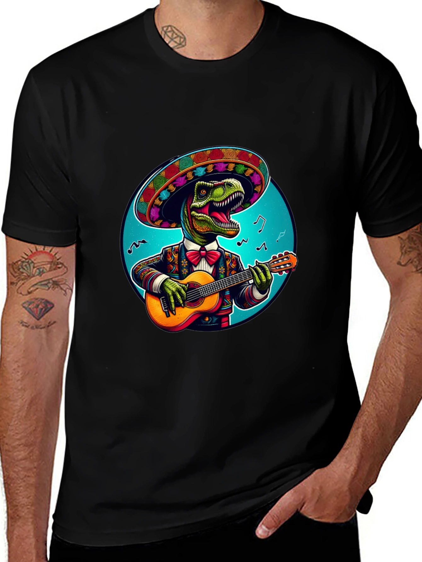 Variant 5 of Mariachi Dinosaur T-Shirt