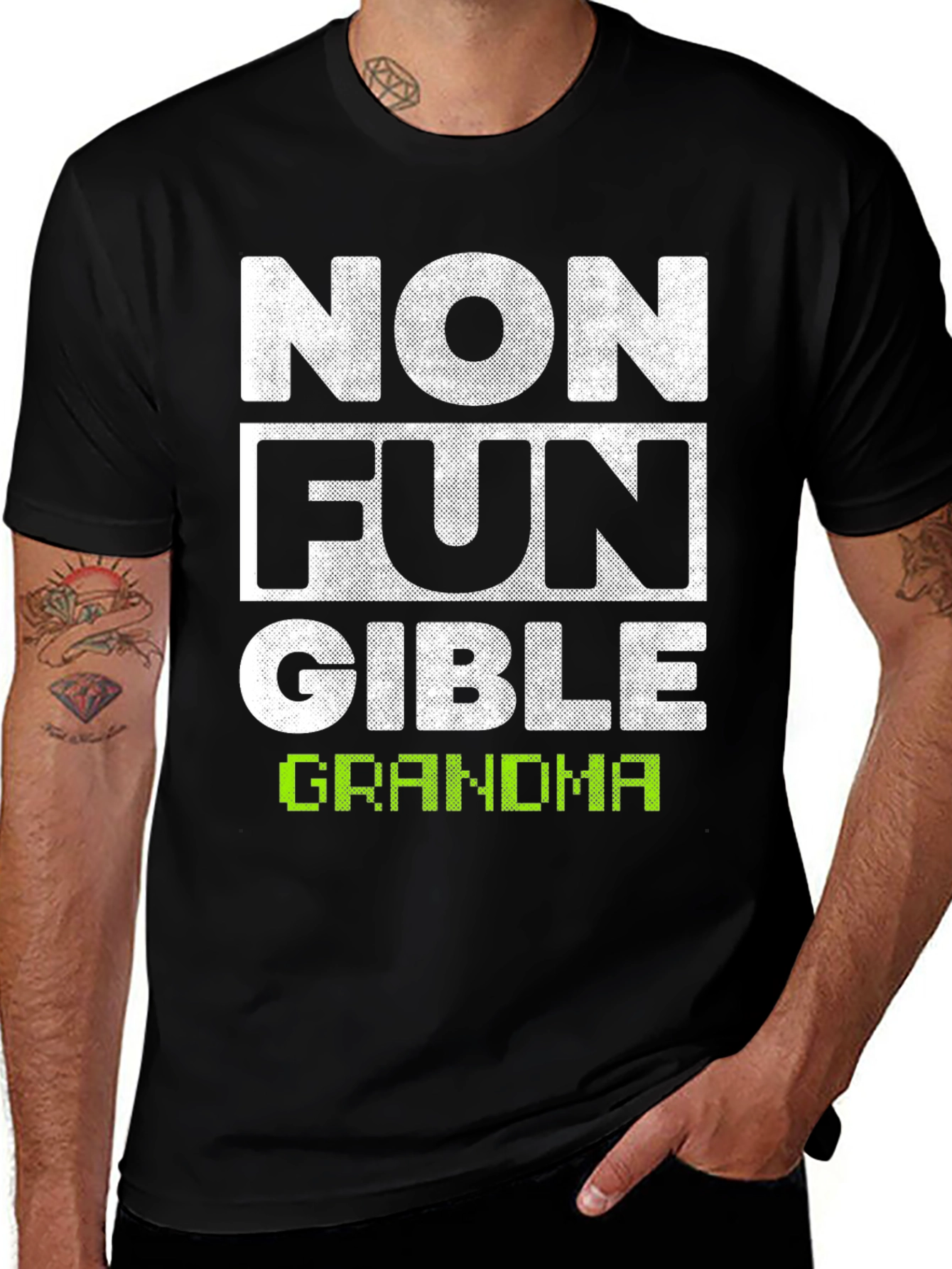 Variant 12 of Non Fungible Grandma T-Shirt - Fun Novelty Tee