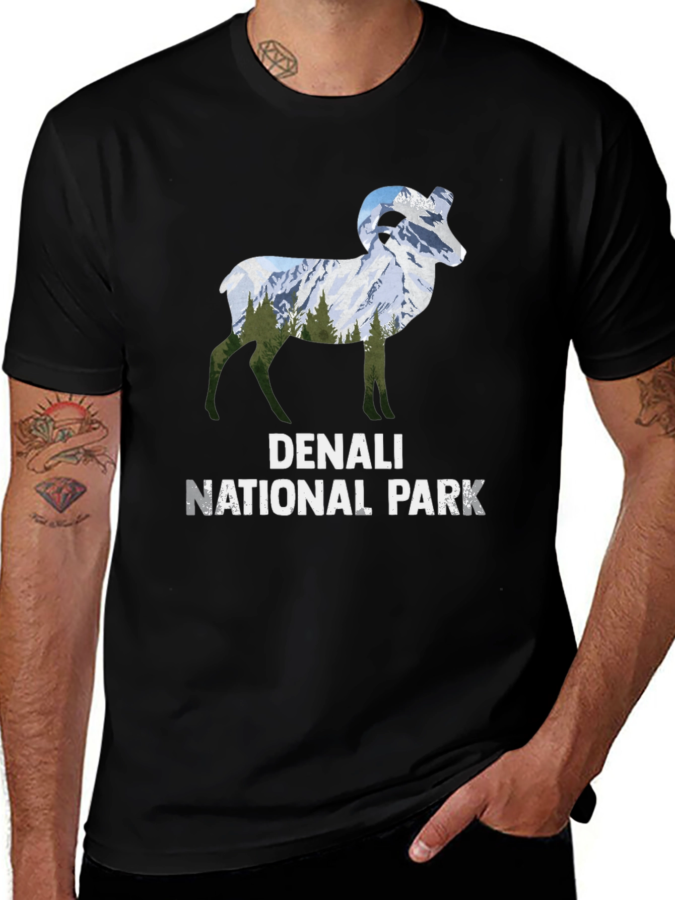 Variant 8 of Denali National Park Ram T-Shirt