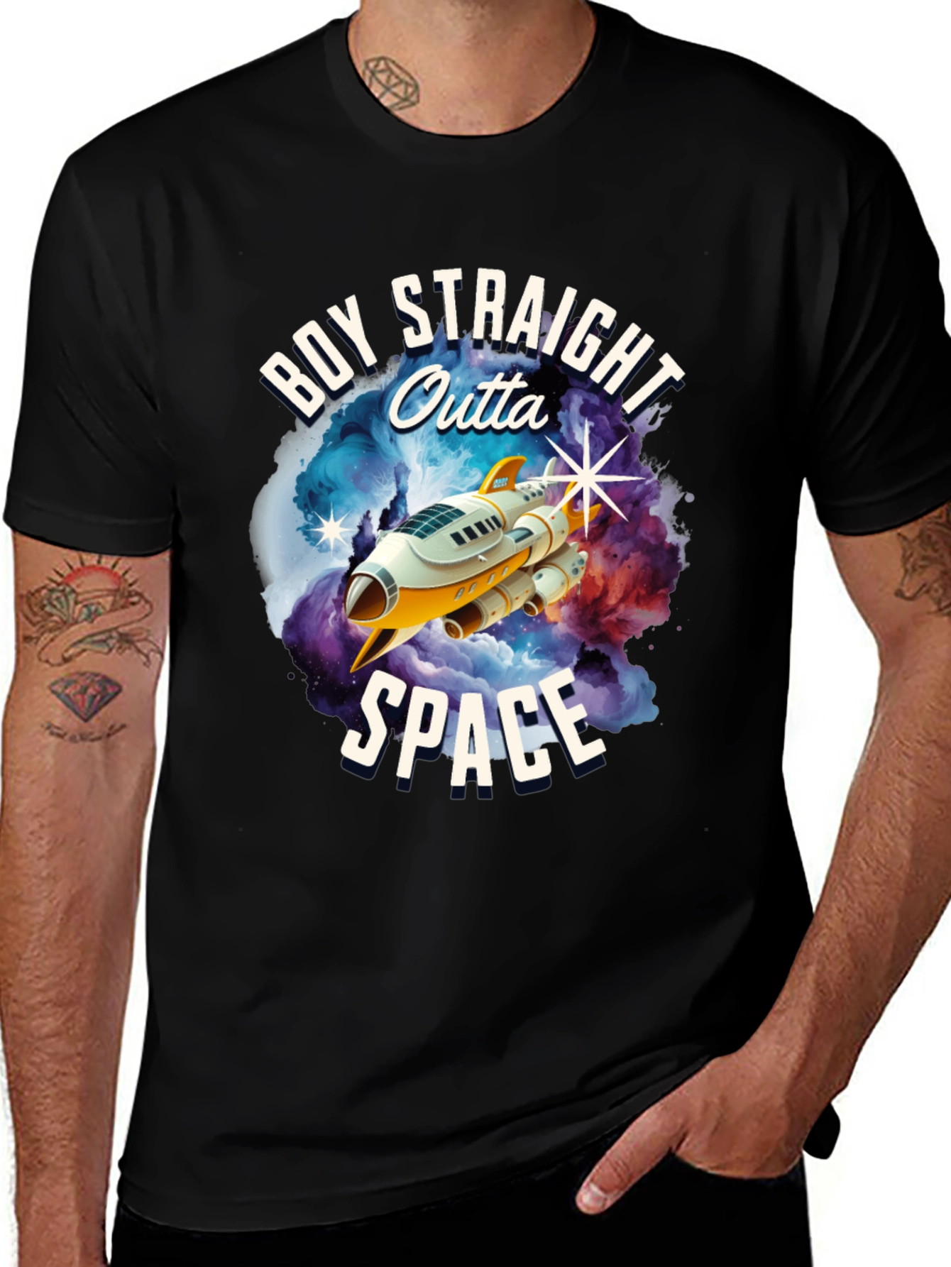 Variant 13 of Boy Straight Outta Space T-Shirt