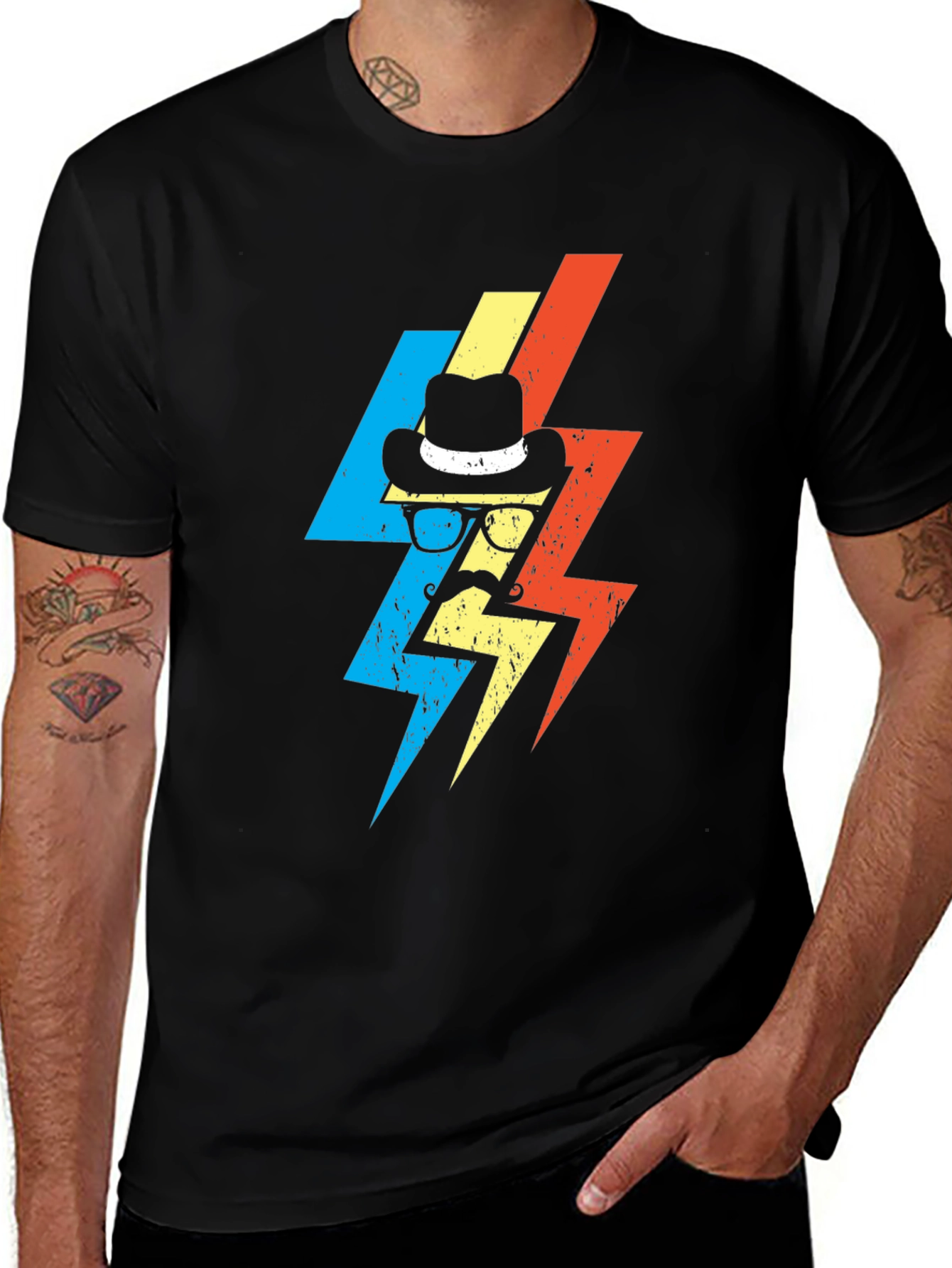Variant 29 of Retro Lightning Bolt T-Shirt - Cool & Stylish Design