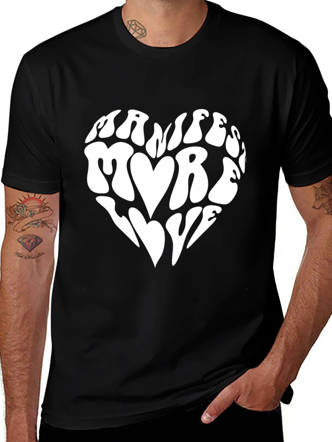 Variant 26 of Manifest More Love Graphic Tee
