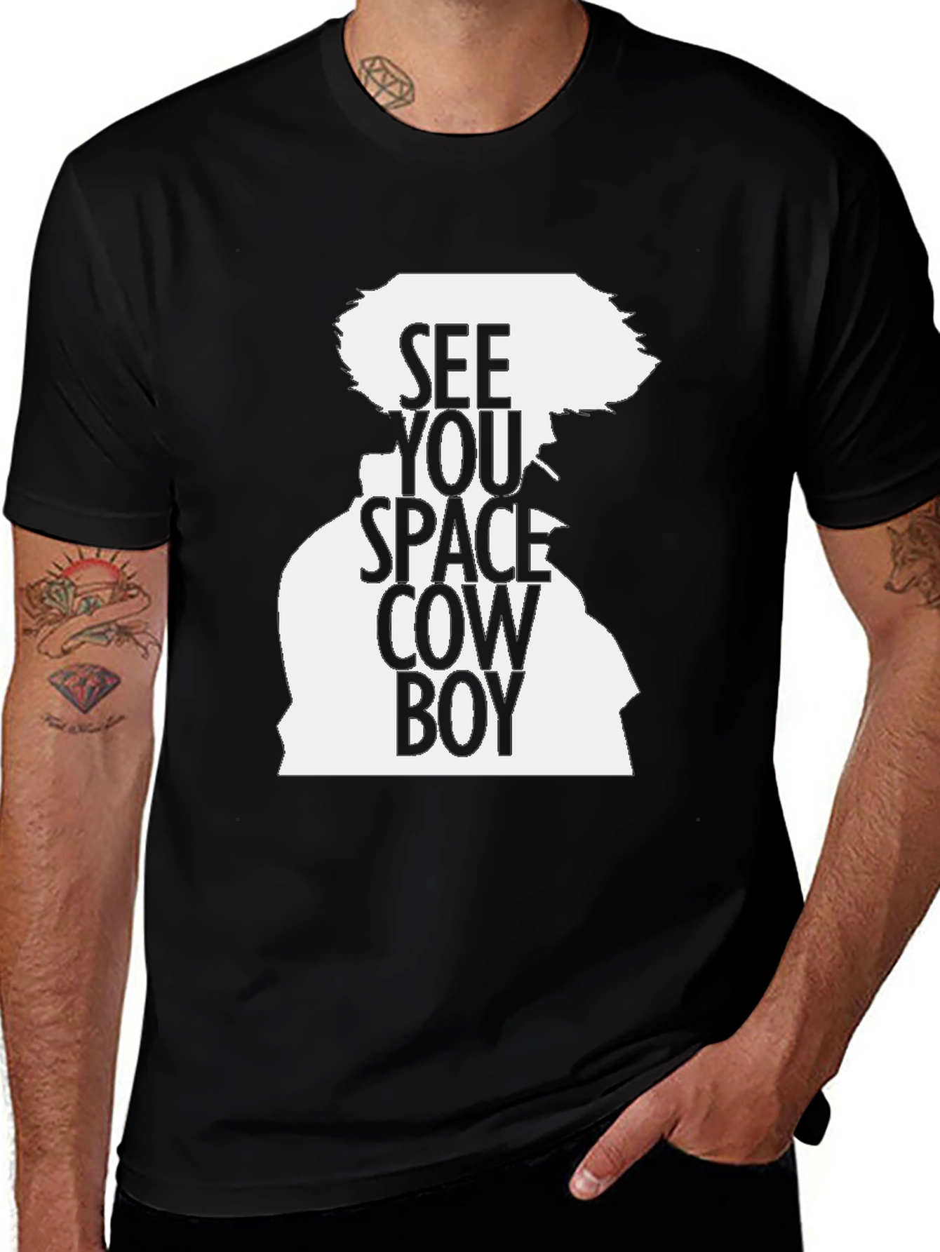 See You Space Cowboy T-Shirt - Black Graphic Tee