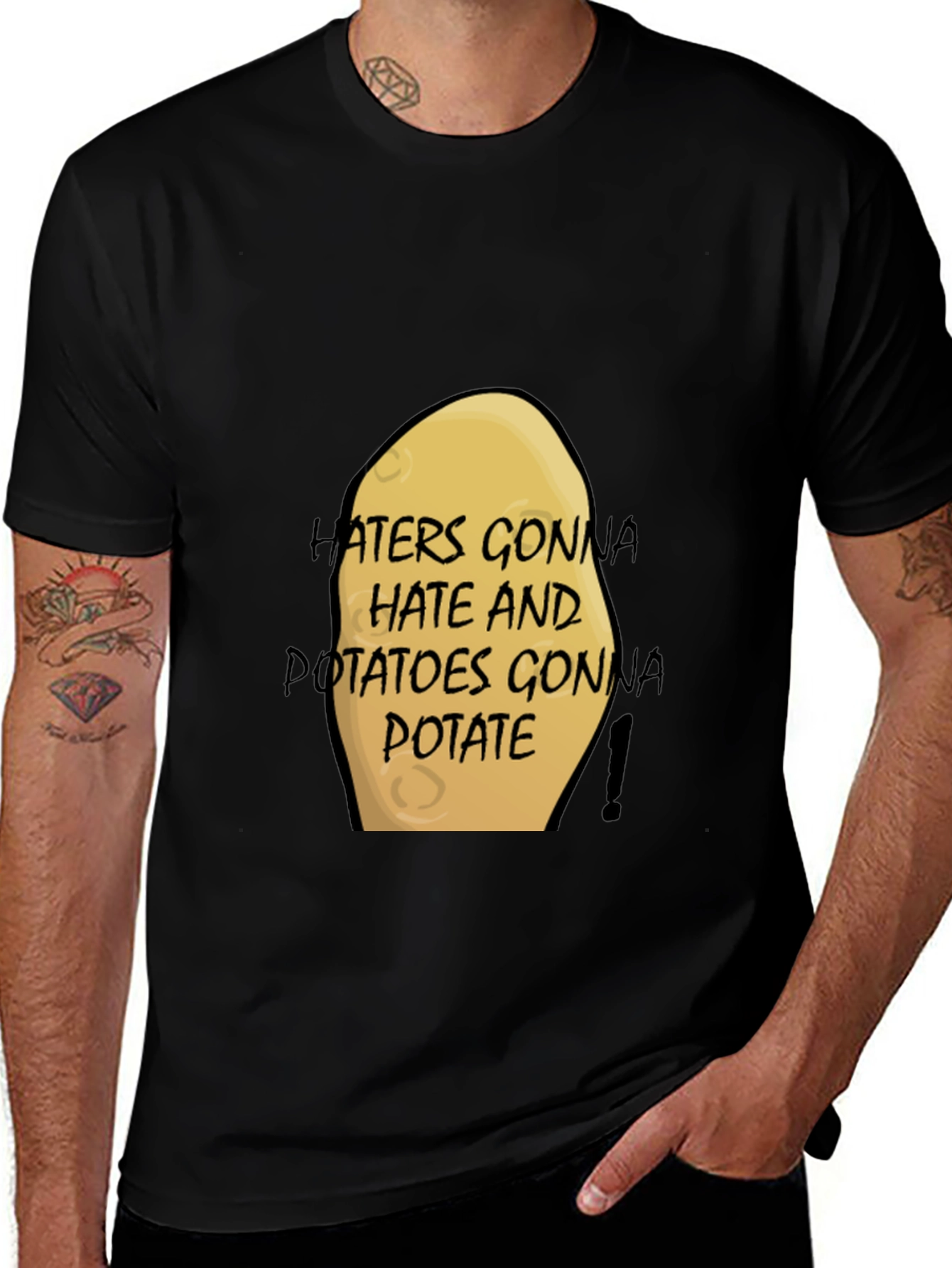 Variant 16 of Haters Gonna Hate Potato Graphic T-Shirt