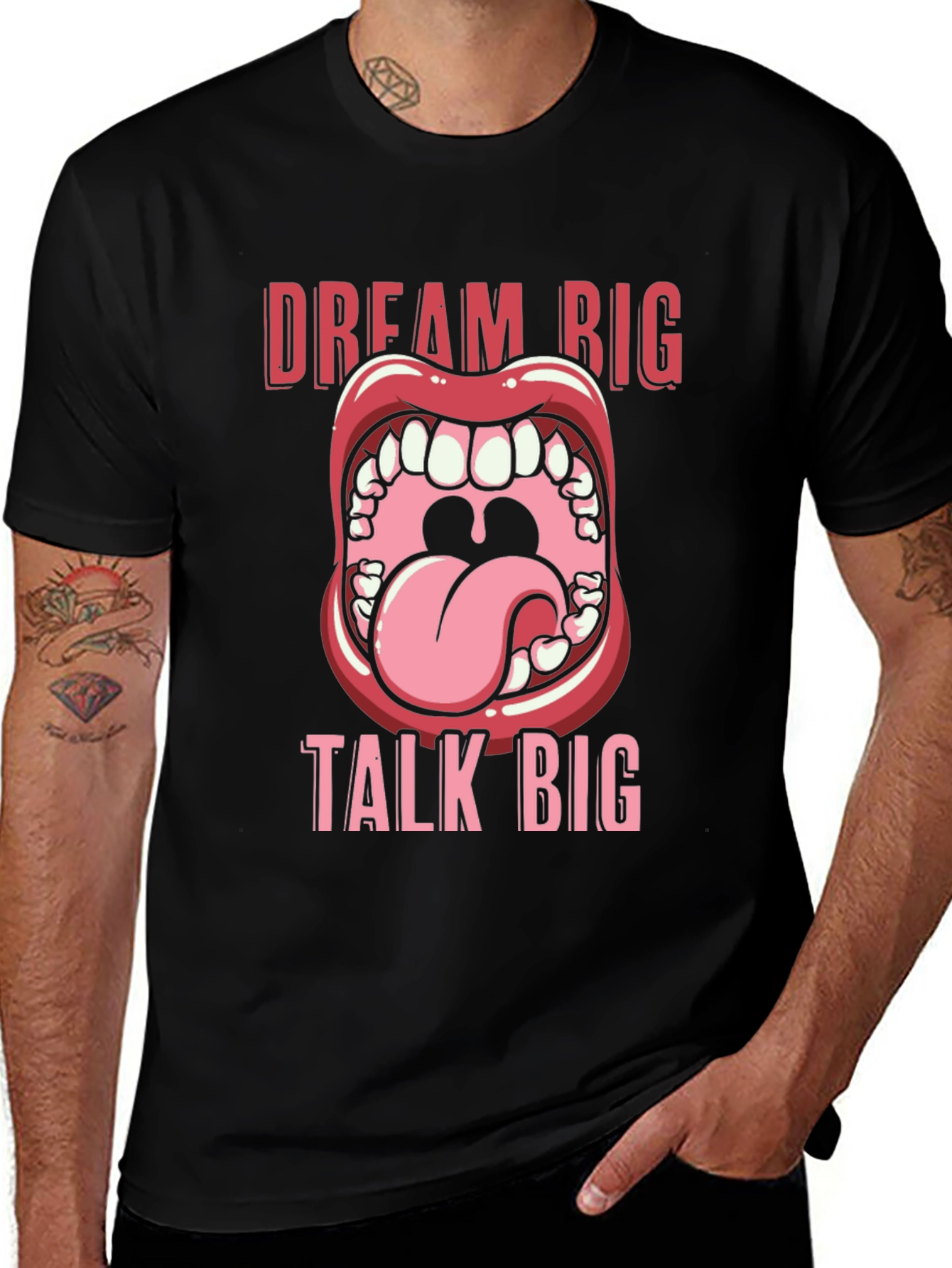 Variant 2 of Dream Big Talk Big Graphic Tee