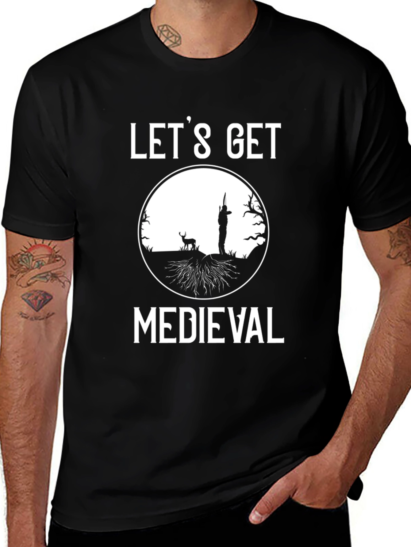 Variant 25 of Let's Get Medieval Hunting T-Shirt
