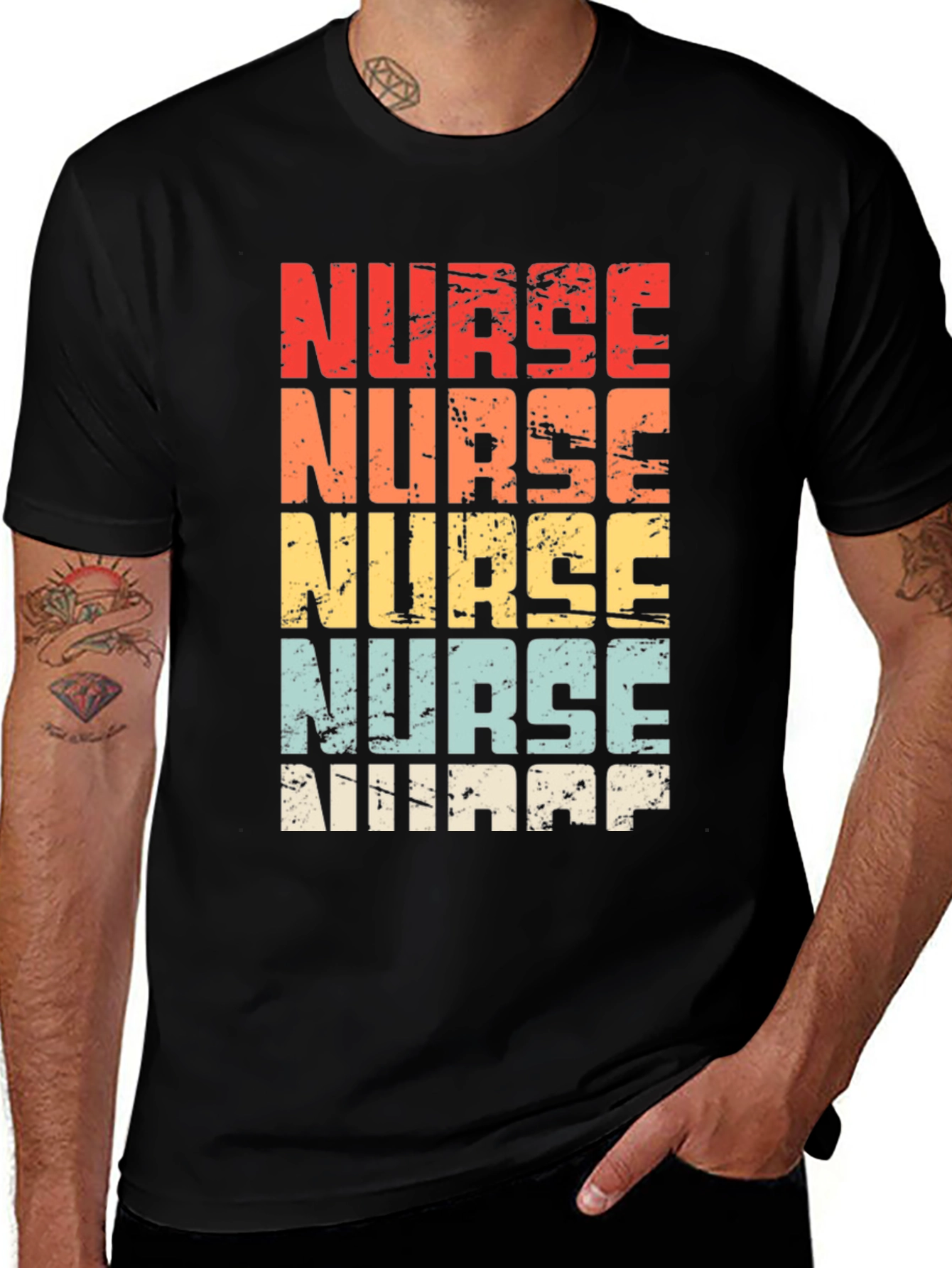 Variant 19 of Retro Nurse T-Shirt - Vintage Nursing Tee