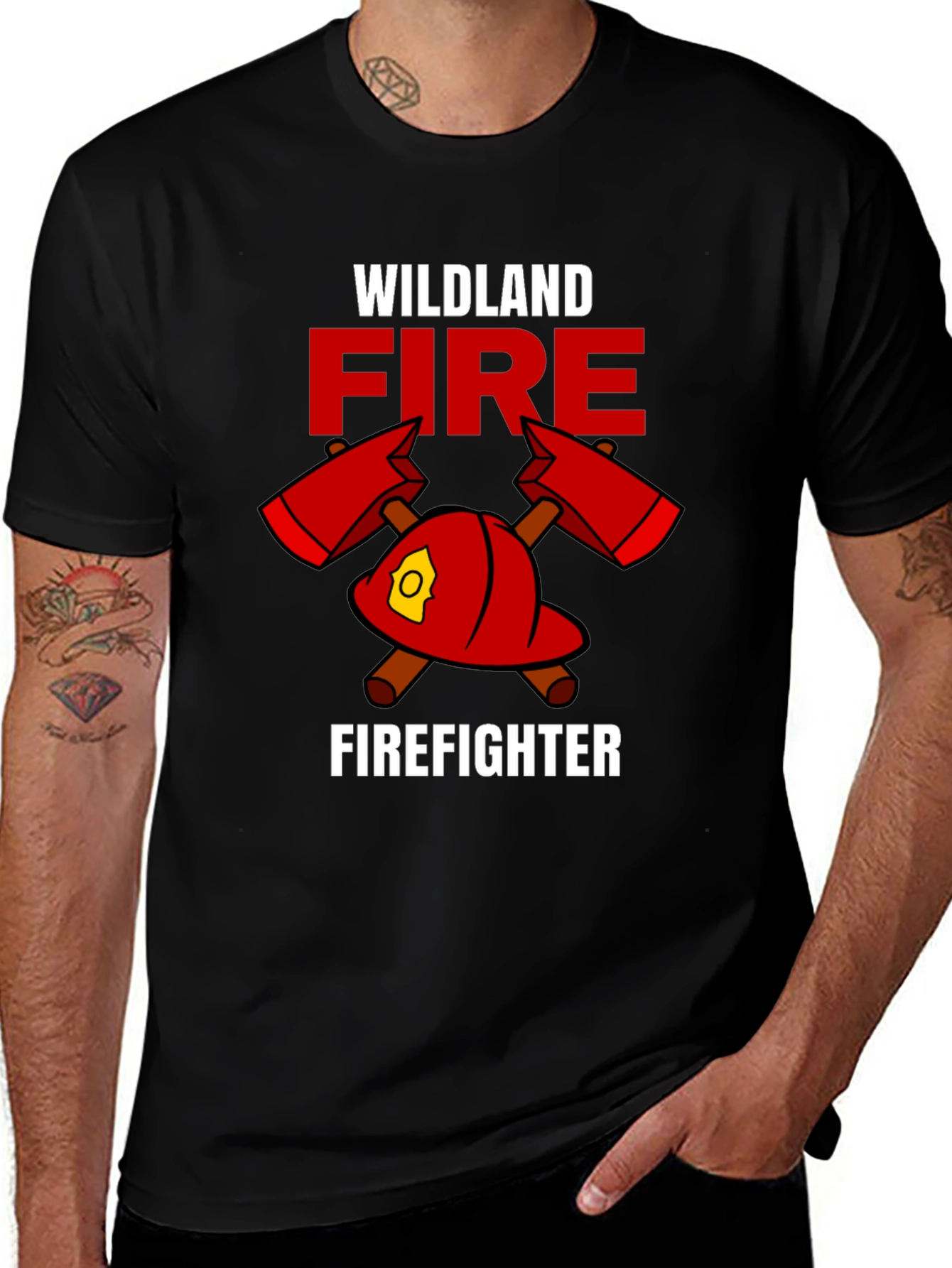 Variant 21 of Wildland Firefighter Graphic Tee - Crew Neck