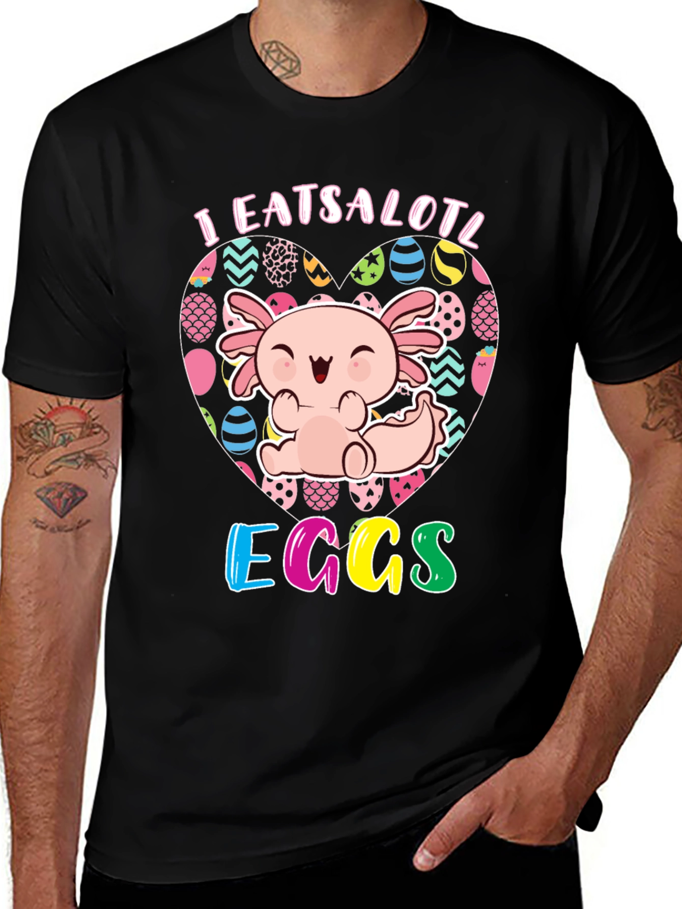Variant 23 of I Eatsalotl Eggs T-Shirt