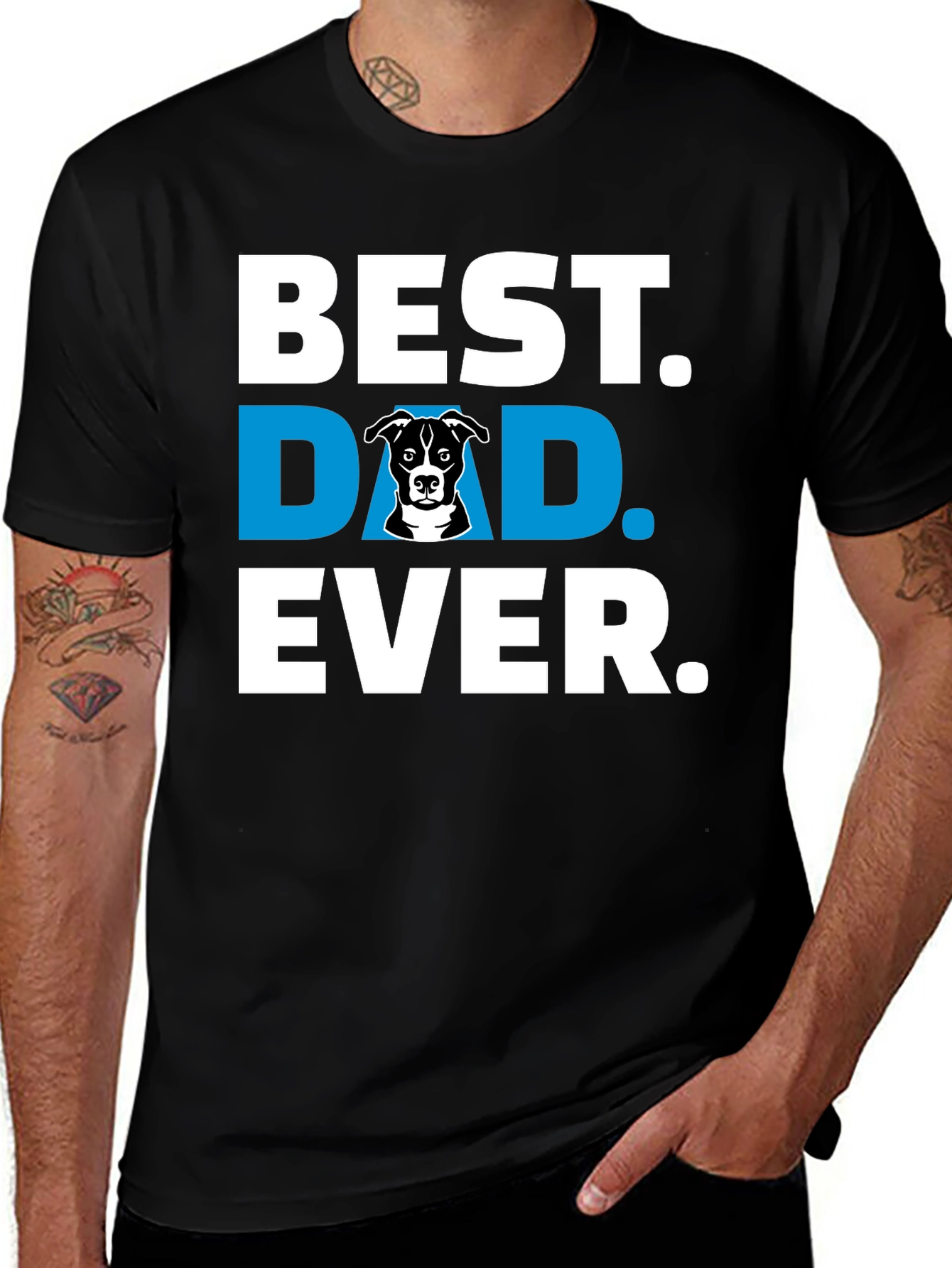 Variant 26 of Best Dog Dad Ever T-Shirt