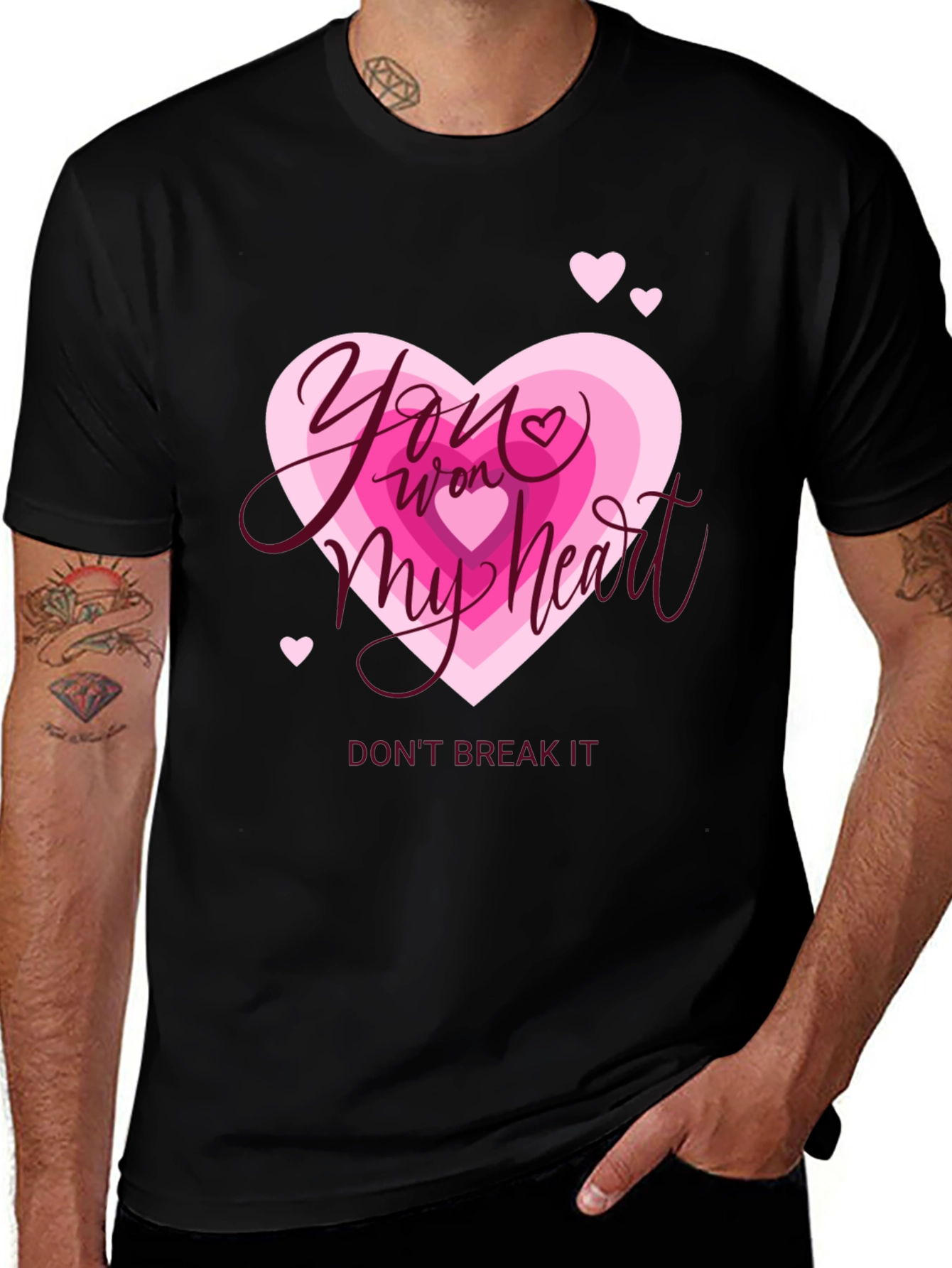 Variant 7 of You Won My Heart Graphic Tee