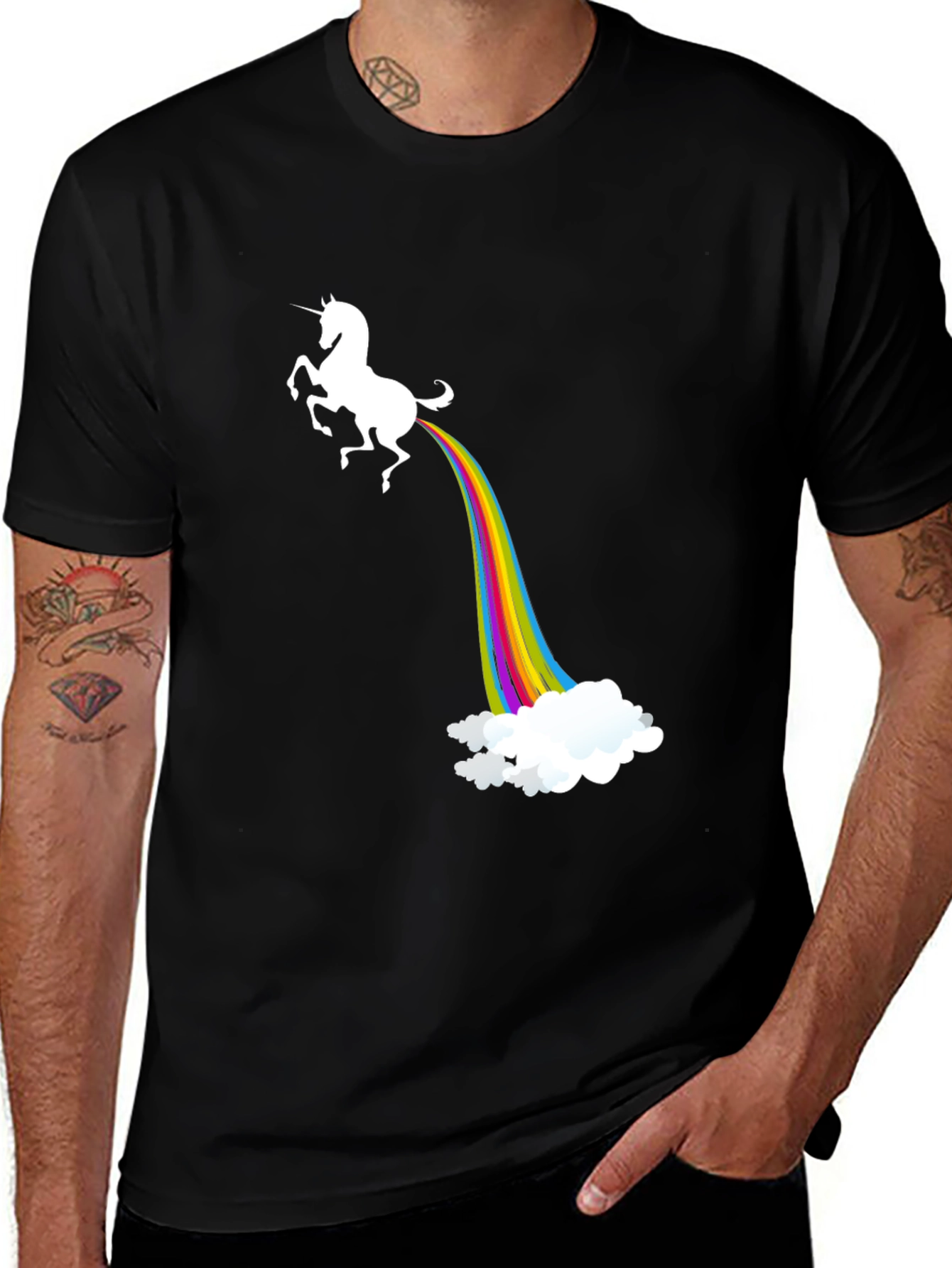 Variant 24 of Unicorn Rainbow Poop T-Shirt