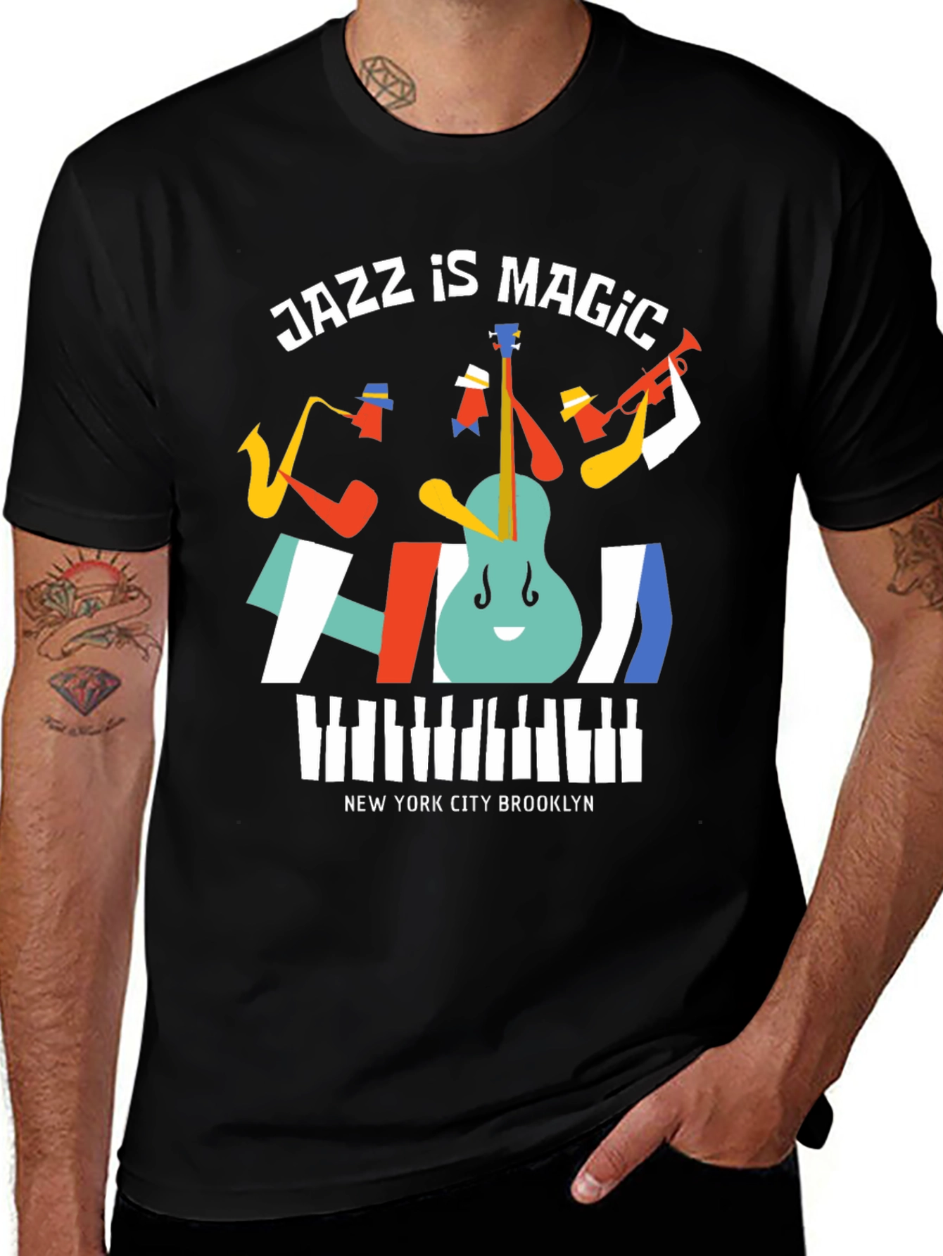 Variant 18 of Jazz Is Magic Graphic T-Shirt