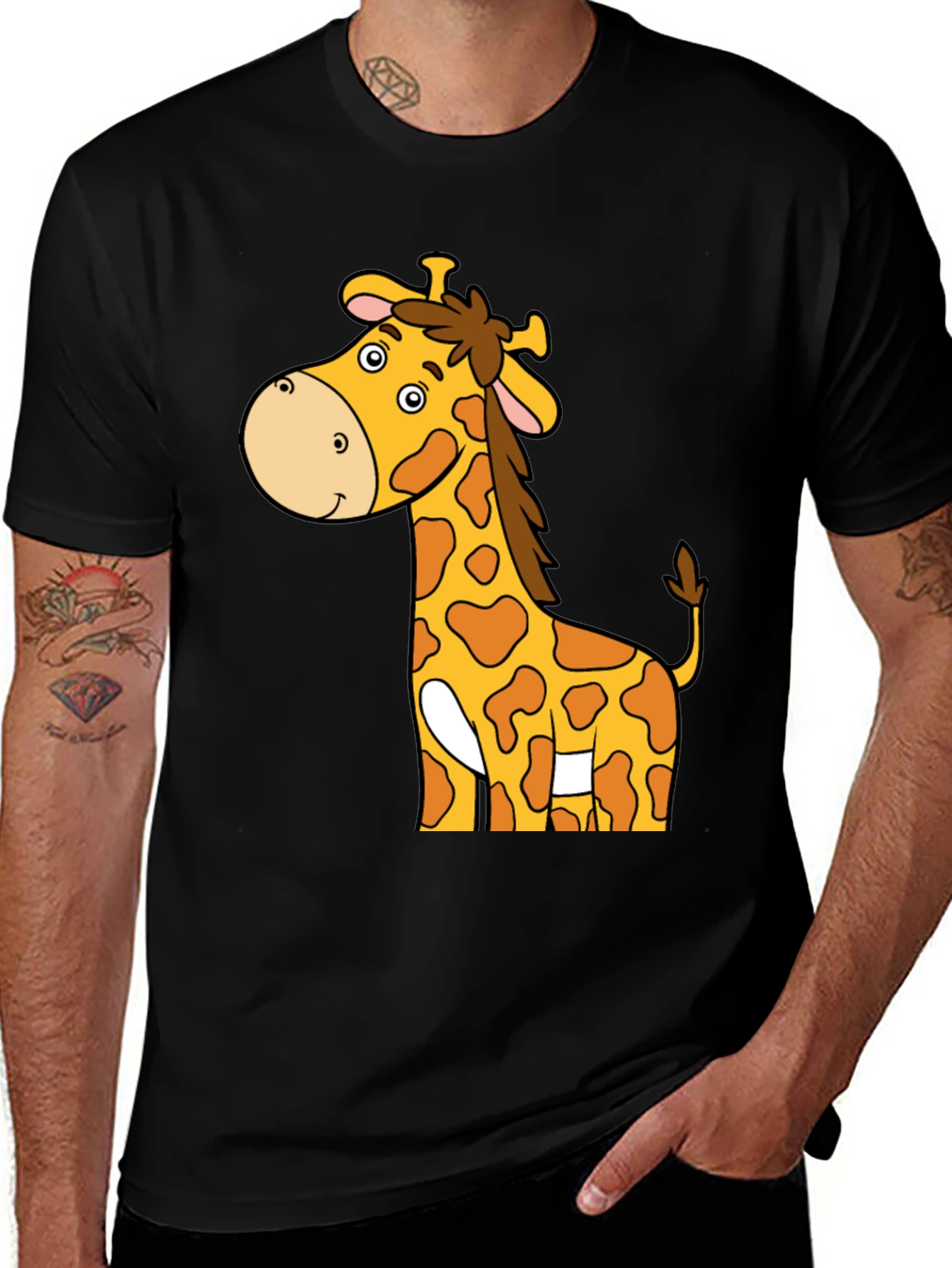 Variant 26 of Cute Giraffe Graphic T-Shirt