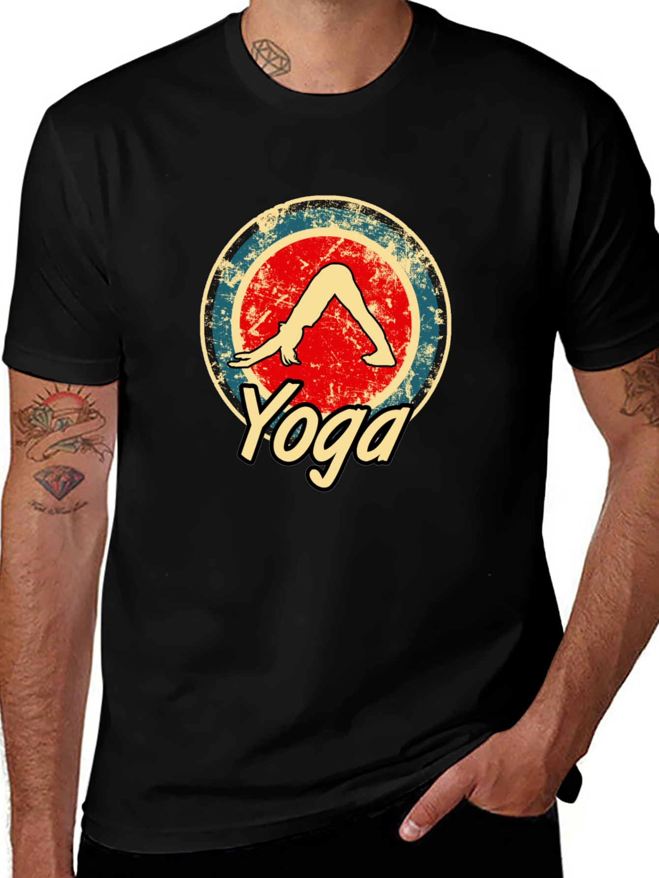 Variant 12 of Yoga Pose Graphic T-Shirt