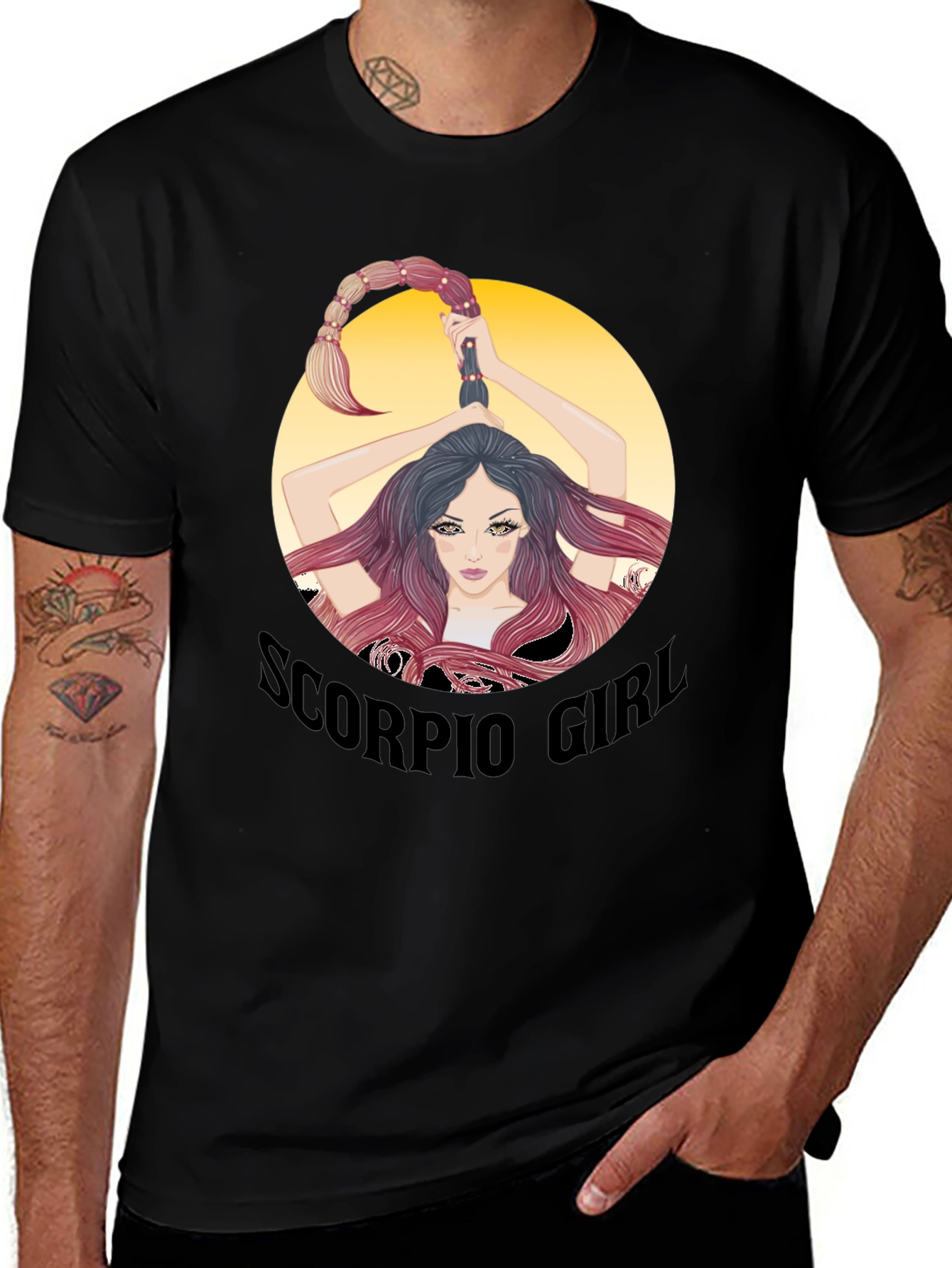 Scorpio Girl Black T-Shirt