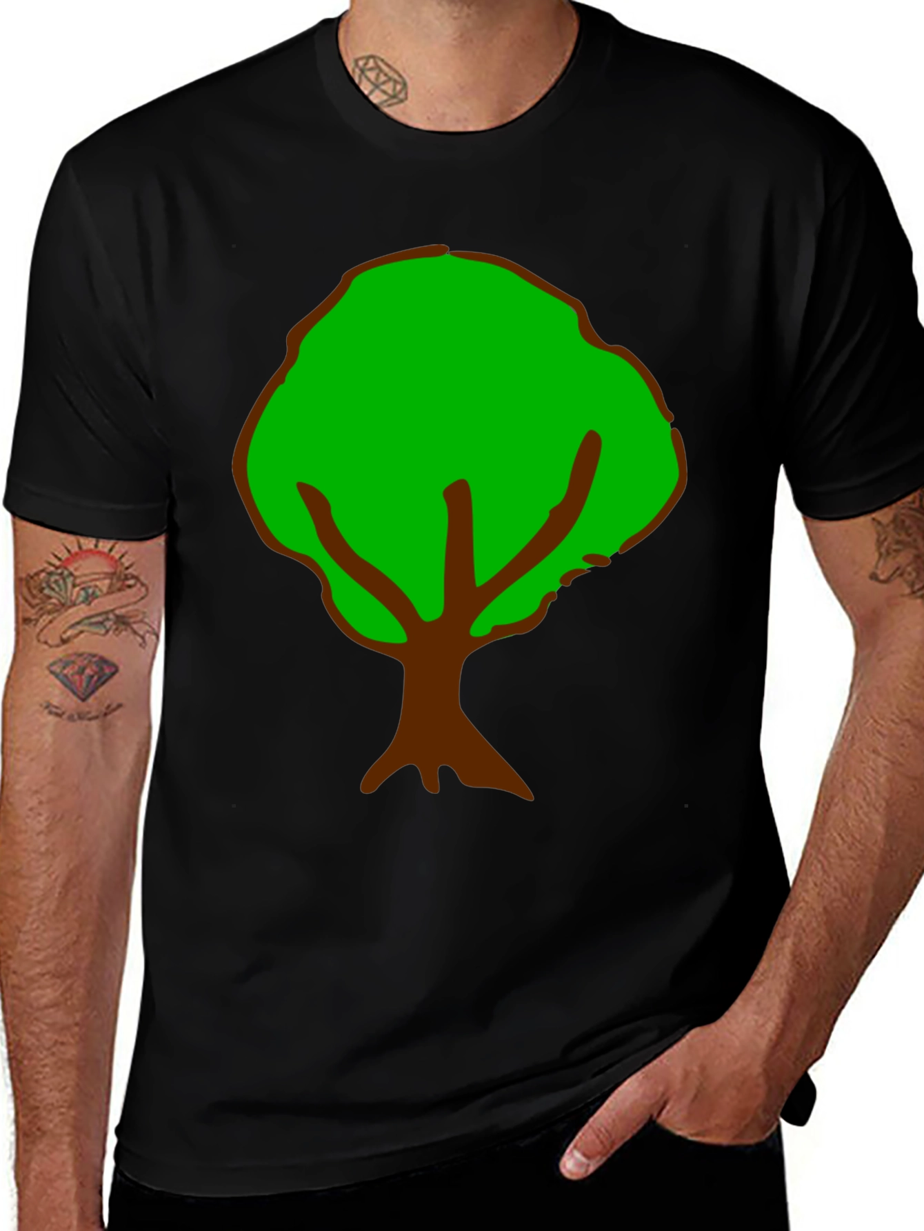 Variant 16 of Tree Graphic T-Shirt - Nature Inspired Casual Wear