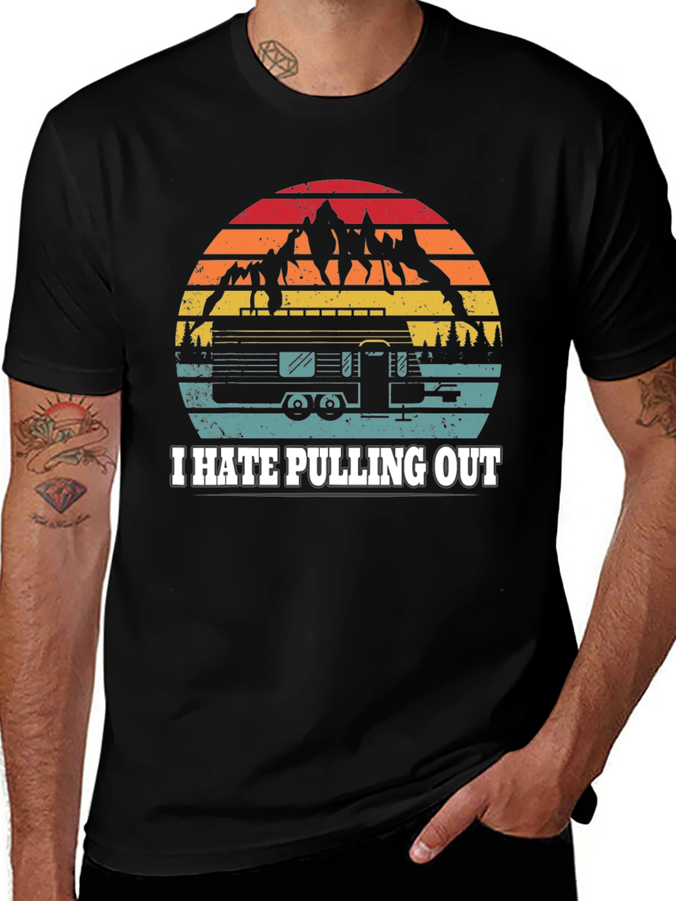 Variant 23 of I Hate Pulling Out Camping T-Shirt