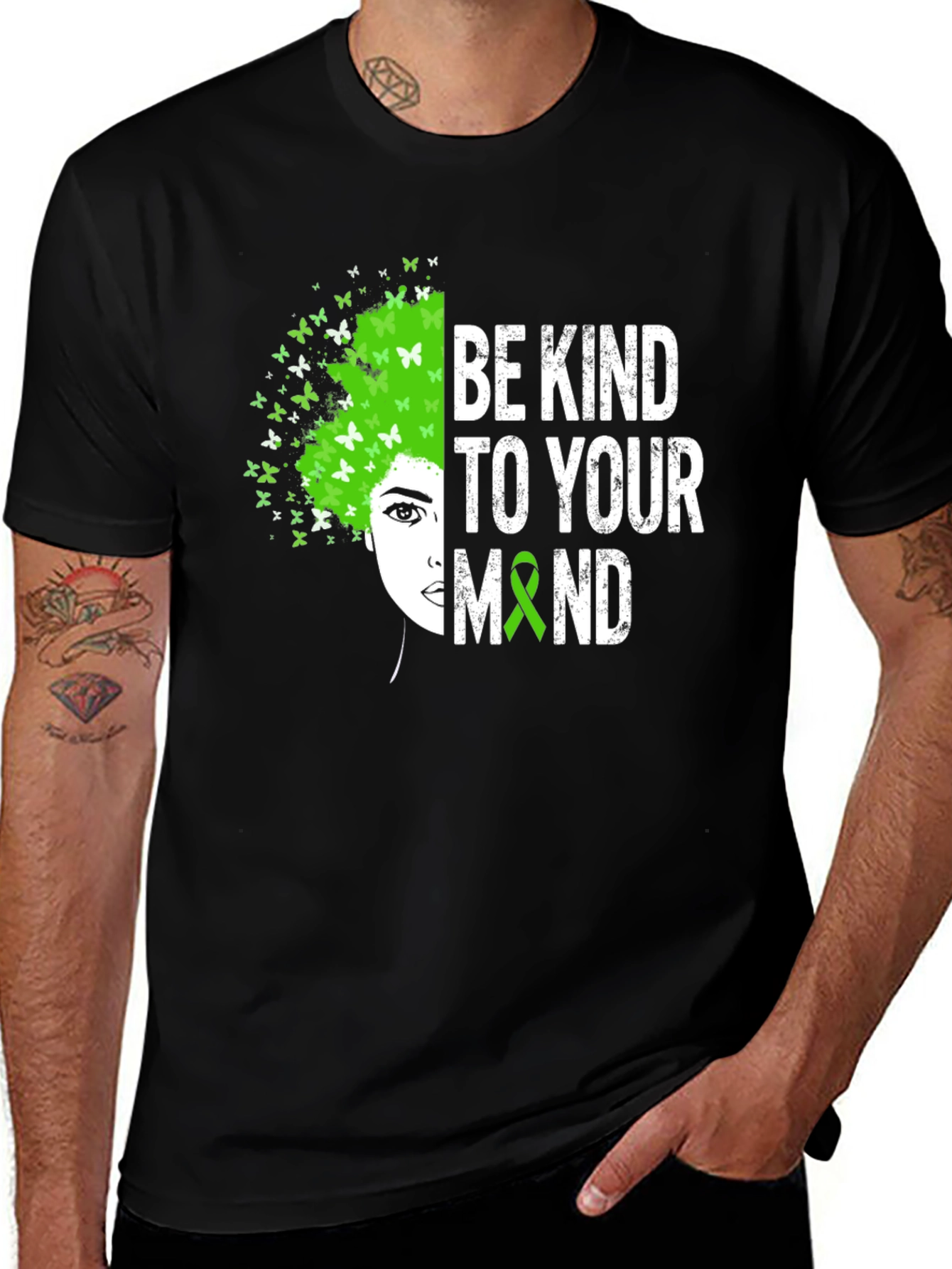 Variant 28 of Be Kind To Your Mind T-Shirt - Mental Health Awareness Tee