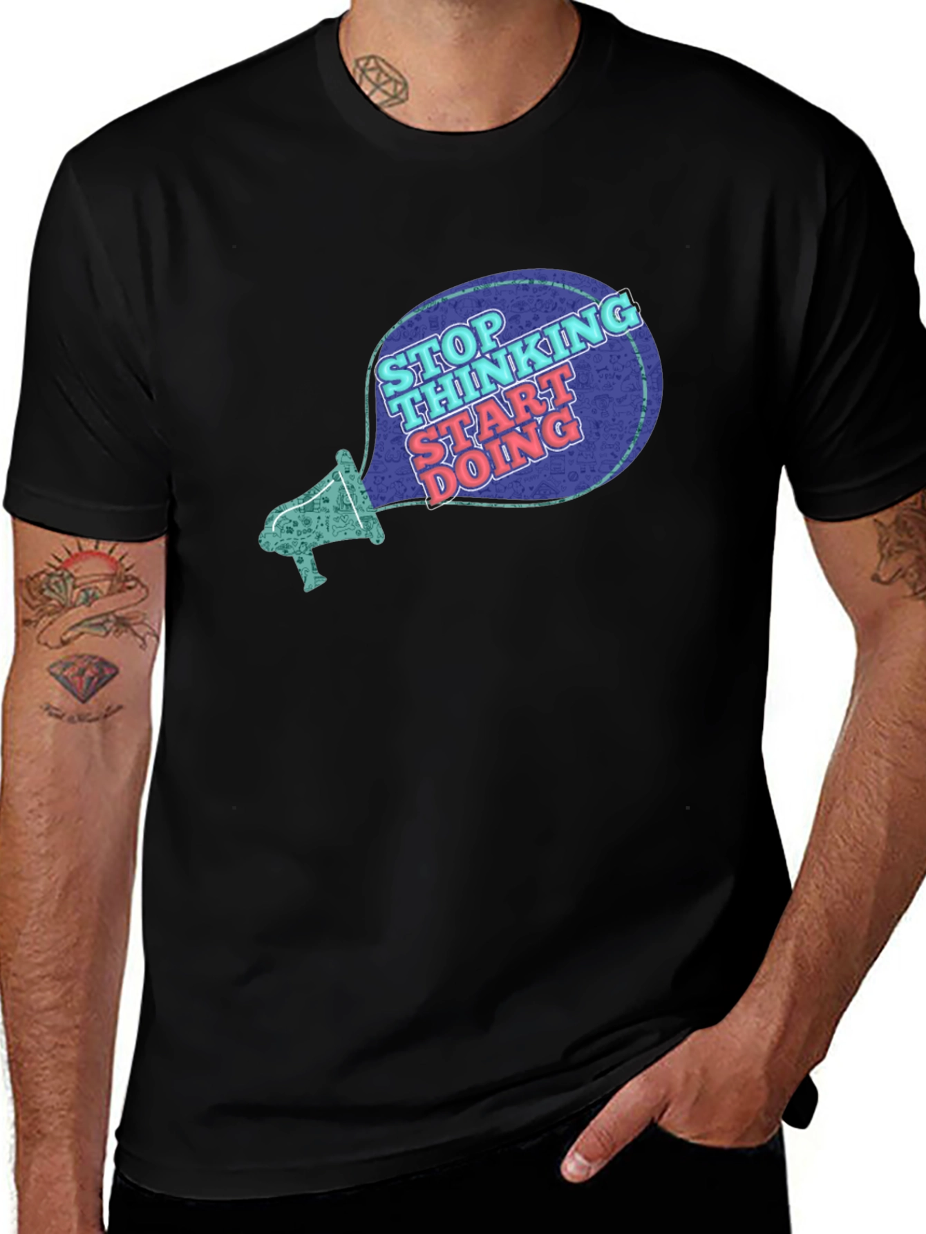 Variant 15 of Stop Thinking Start Doing T-Shirt