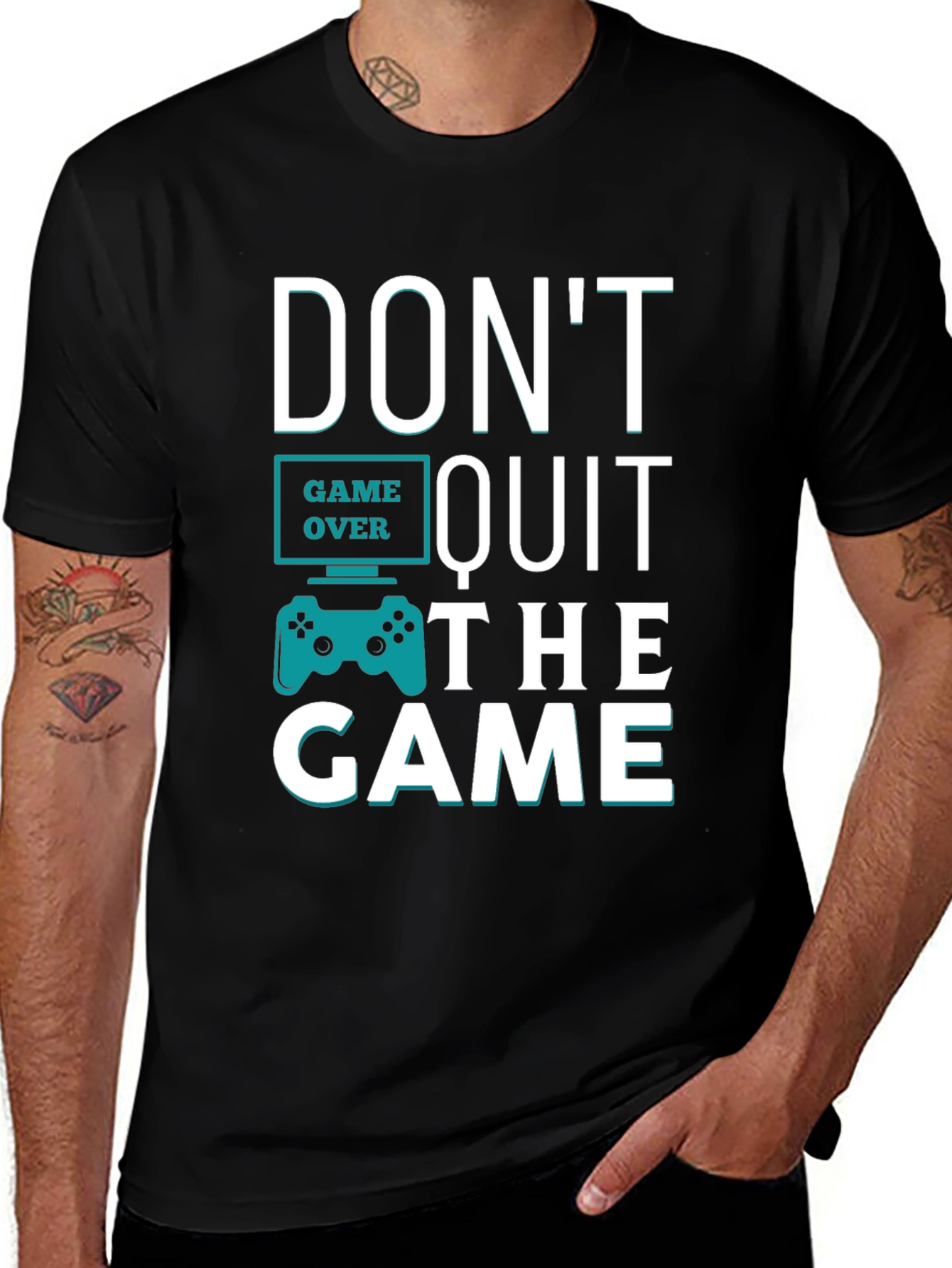 Variant 11 of Don't Quit the Game Black T-Shirt