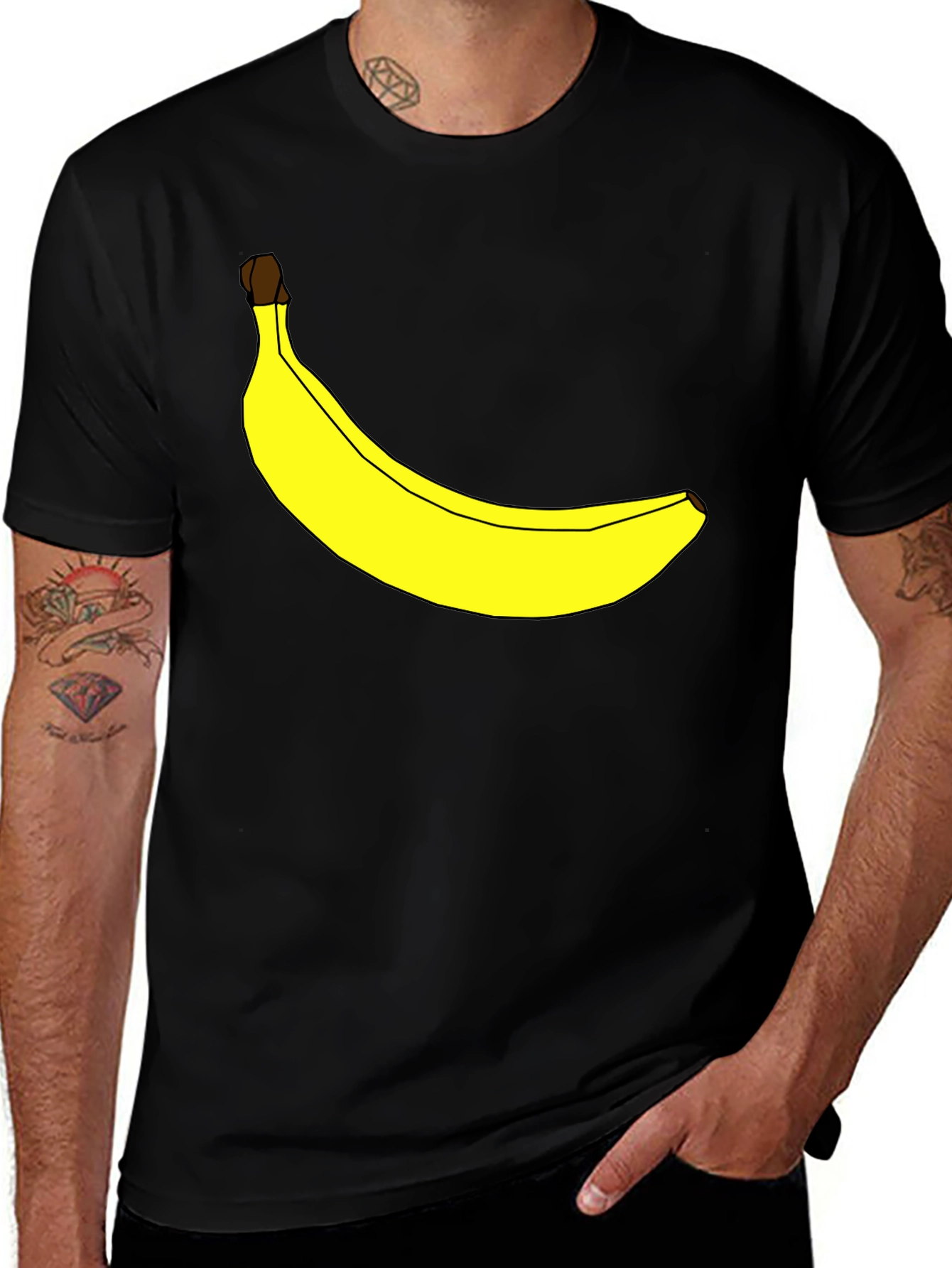 Banana Graphic Tee - Black T-Shirt