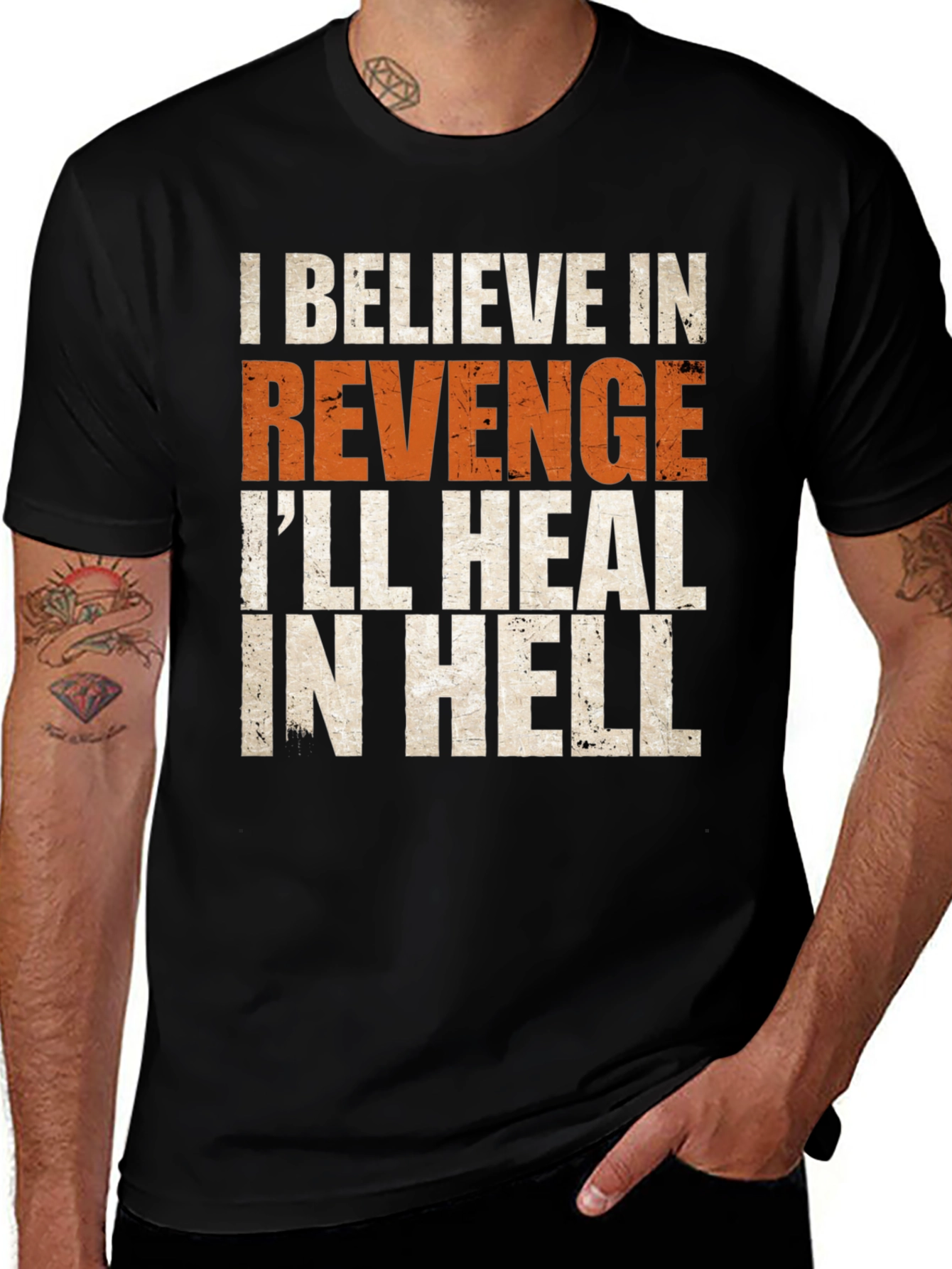 I Believe in Revenge T-Shirt - Bold Graphic Tee