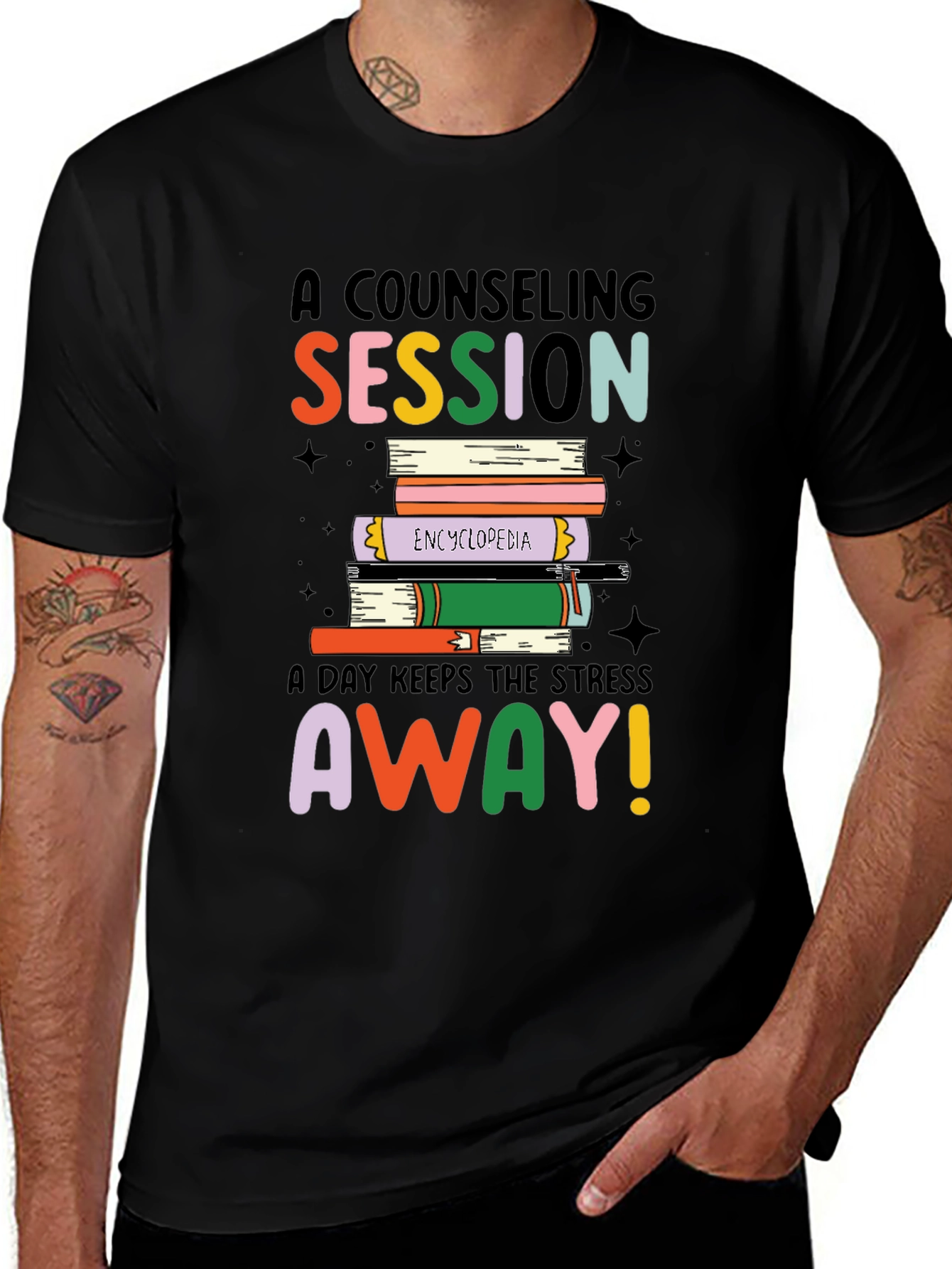 Variant 11 of Counseling Session T-Shirt - Stress Away