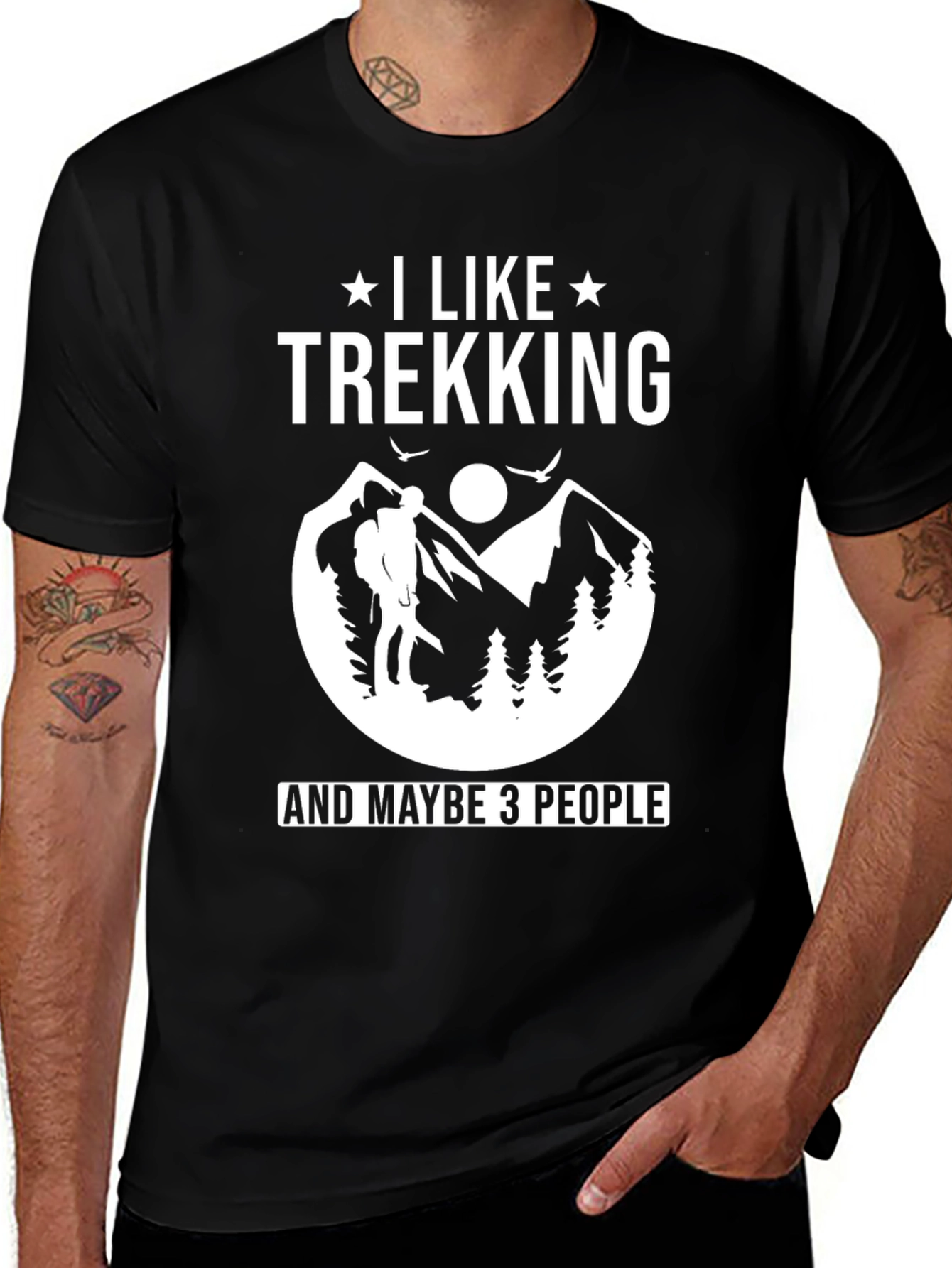 Trekking Humor Graphic T-Shirt