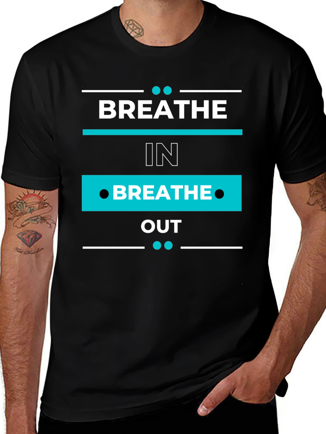 Variant 15 of Breathe In Breathe Out Graphic Tee