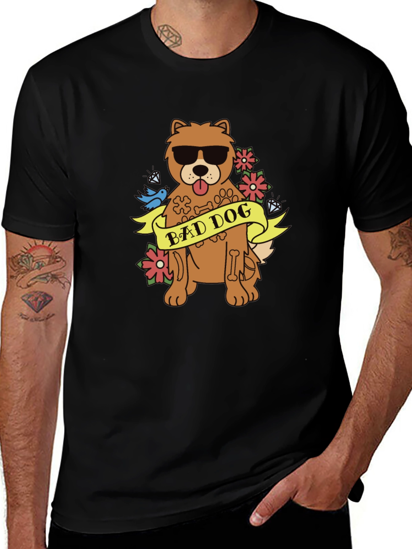 Bad Dog Graphic T-Shirt