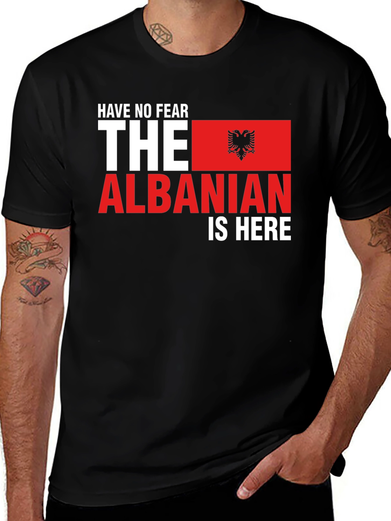 Albanian Pride T-Shirt - Show Your Heritage!