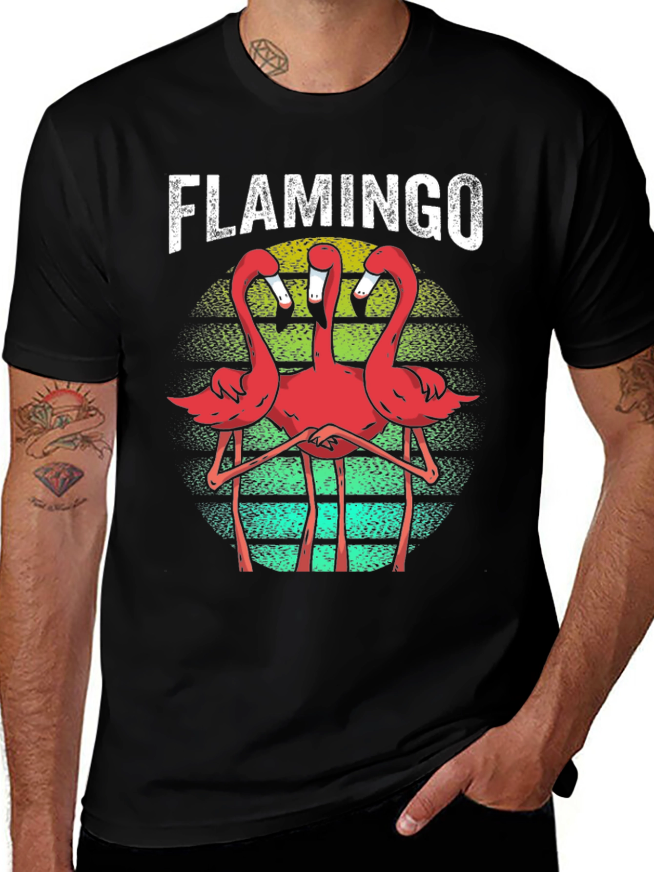 Variant 10 of Funky Flamingo Graphic Tee