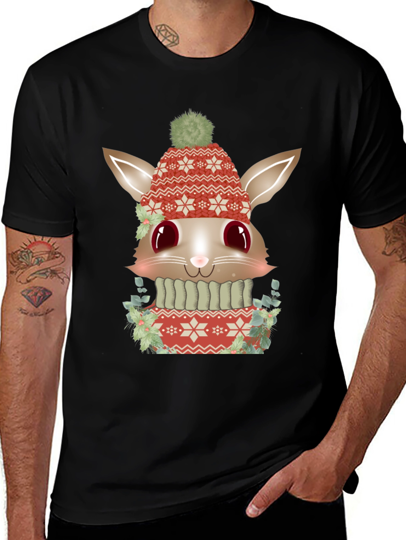 Variant 26 of Holiday Rabbit T-Shirt