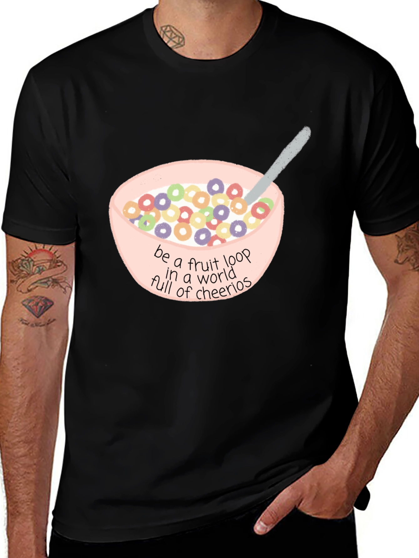 Variant 27 of Be a Fruit Loop T-Shirt - Unique Graphic Tee