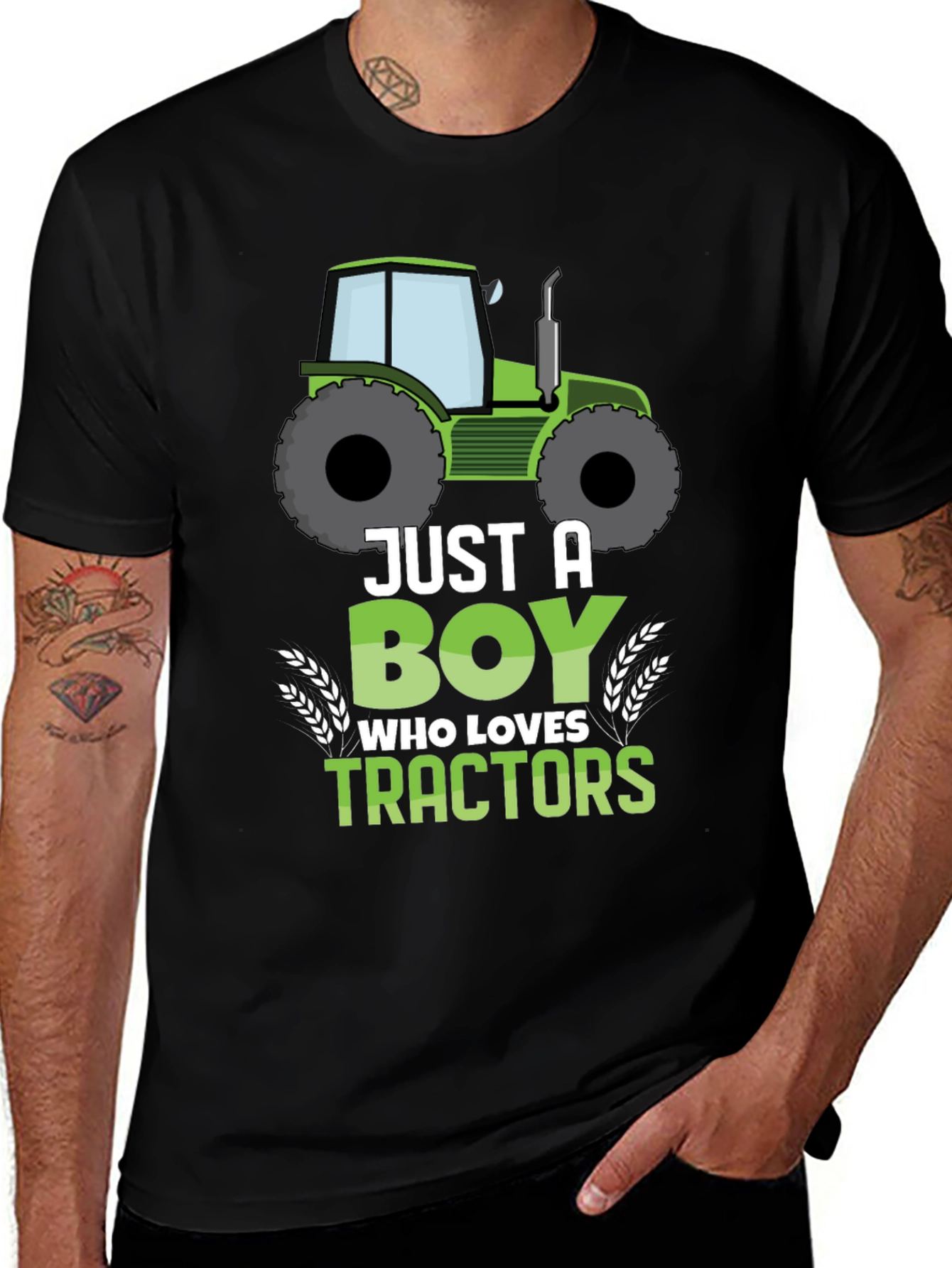 Variant 10 of Boy Who Loves Tractors T-Shirt