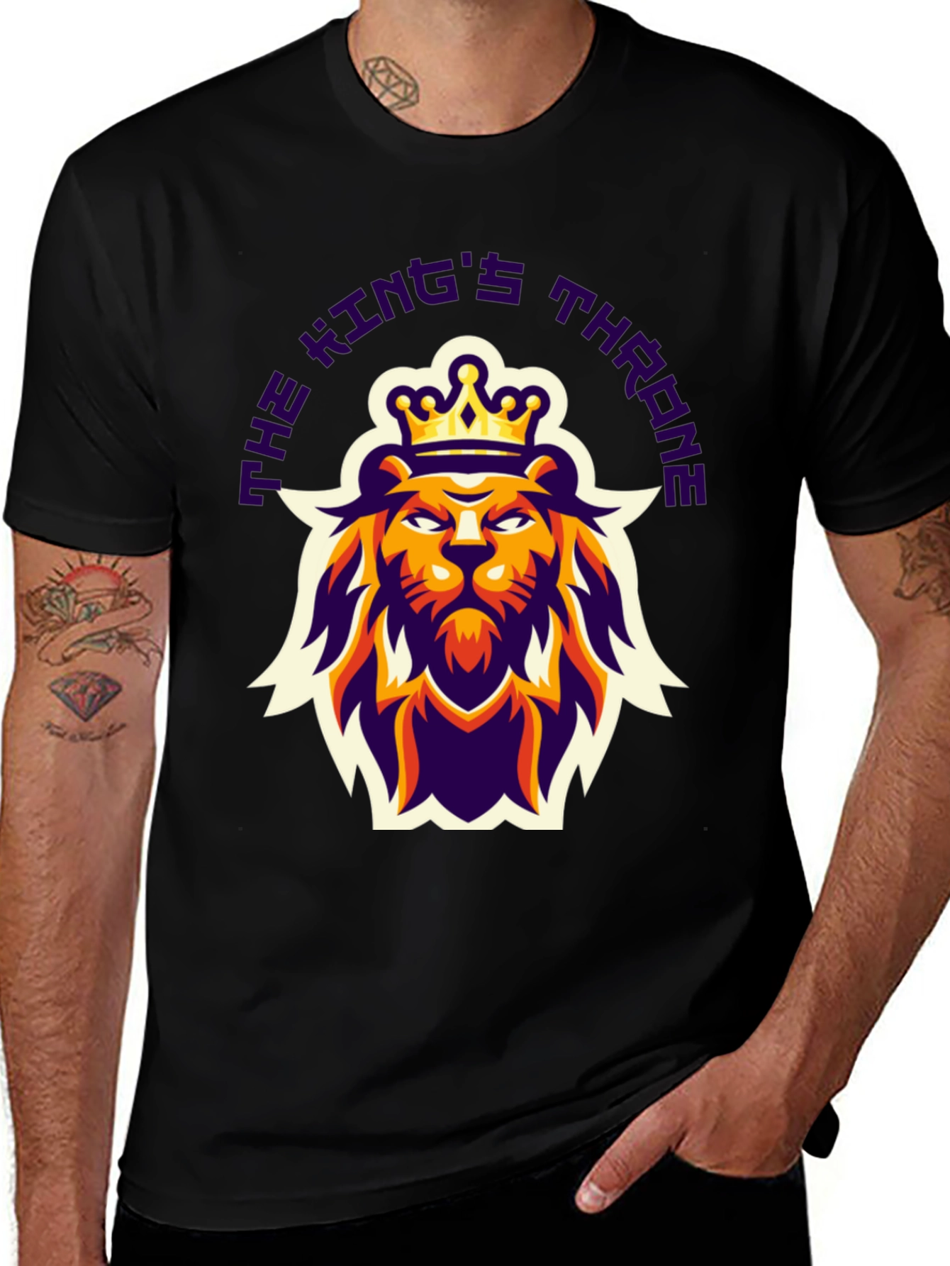 The King's Throne Lion Graphic Tee