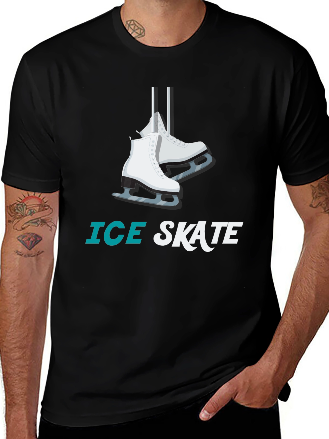 Variant 18 of Ice Skate Graphic T-Shirt