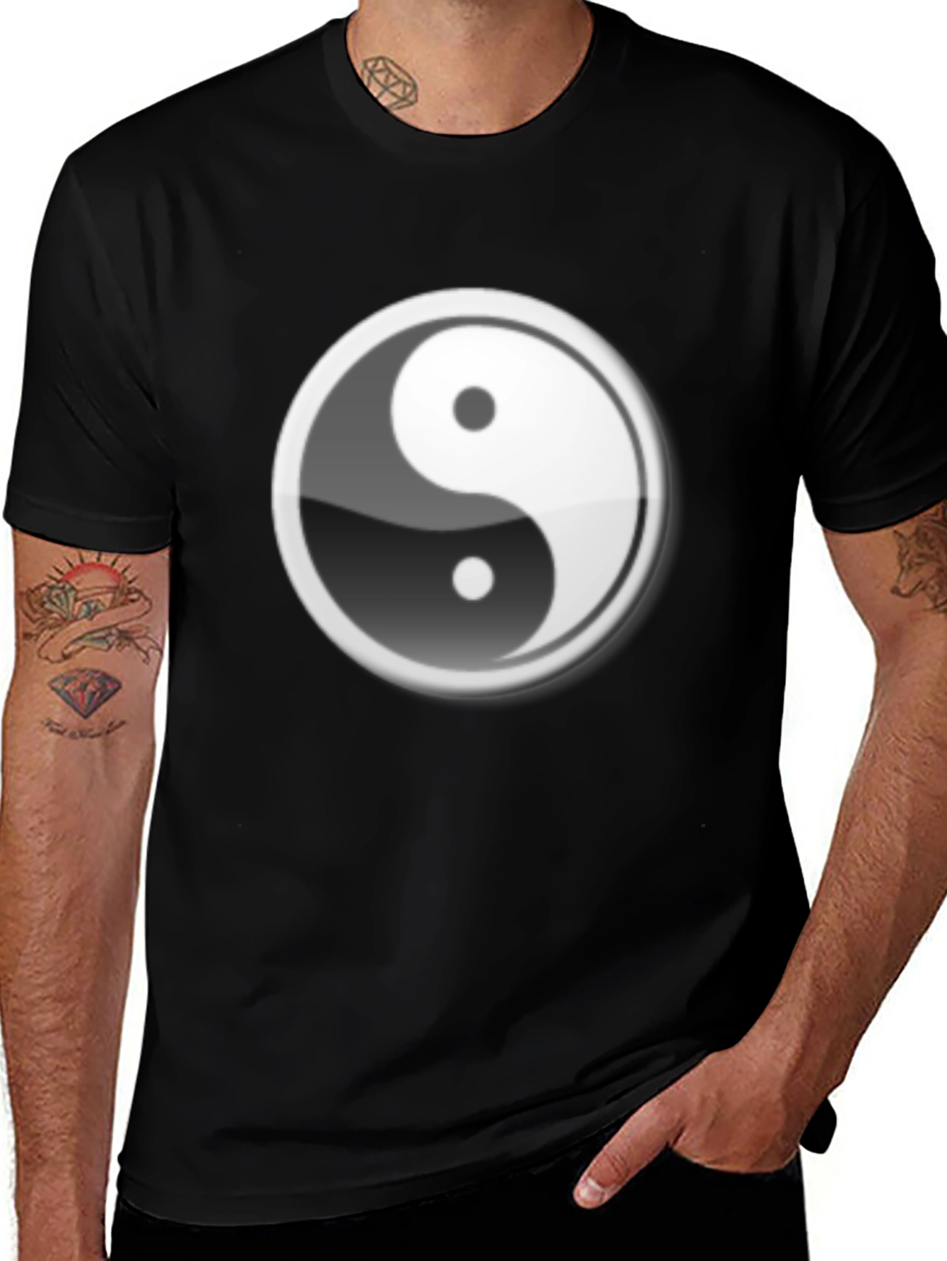 Yin Yang Graphic Tee - Classic Balance