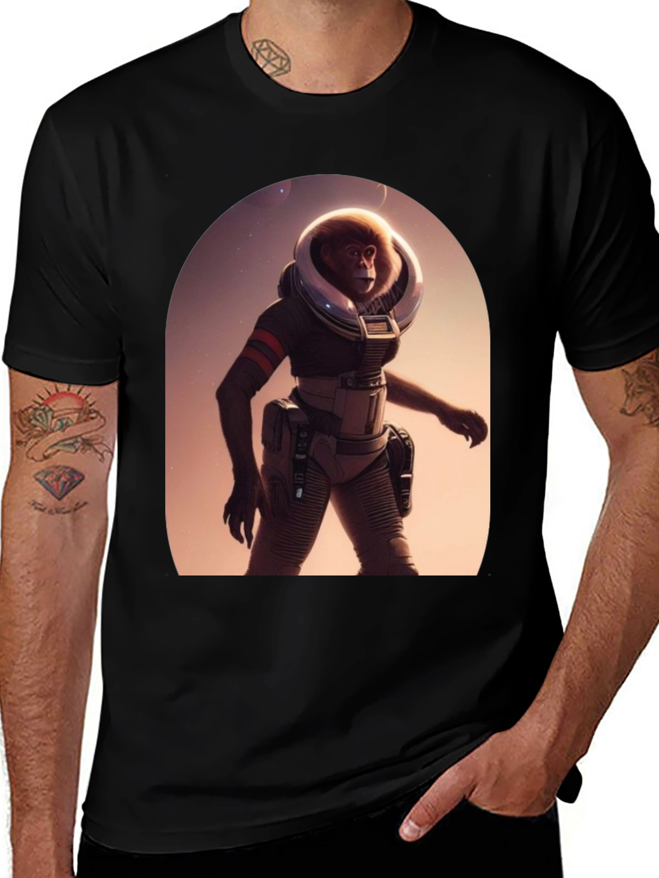 Variant 11 of Ape Astronaut Graphic T-Shirt