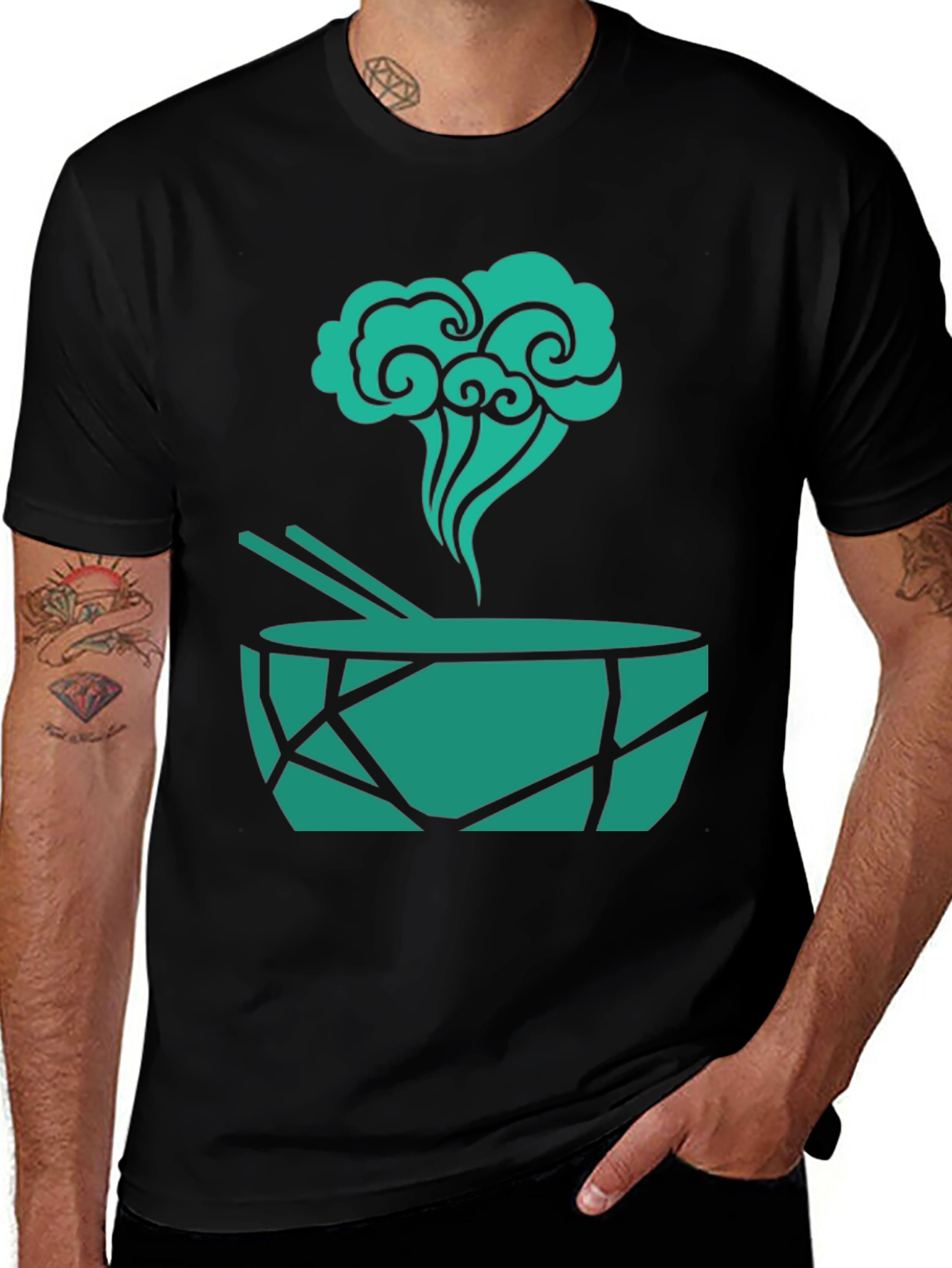 Variant 12 of Ramen Bowl Graphic Tee - Stylish Casual Wear
