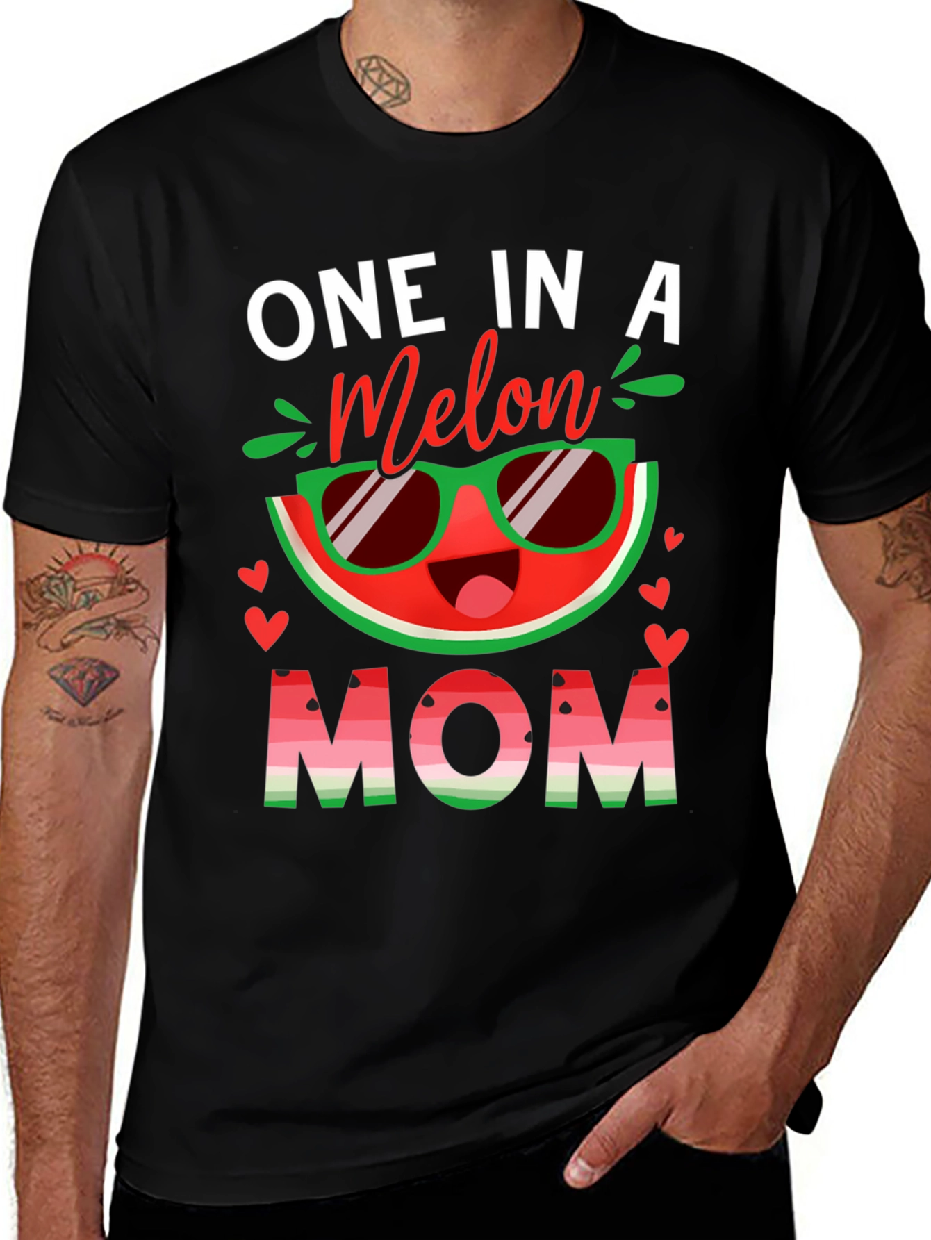 Variant 5 of One In A Melon Mom Graphic Tee