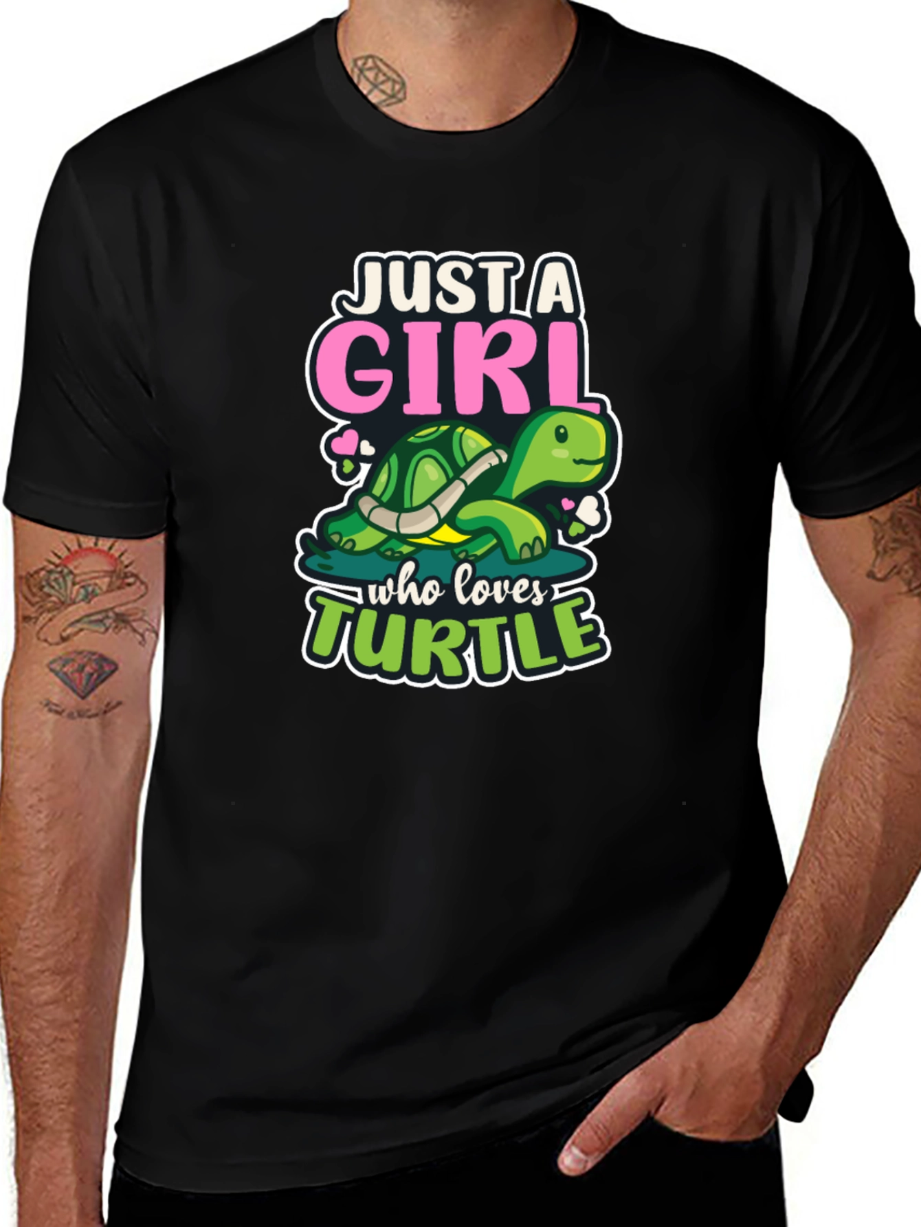 Variant 5 of Just A Girl Who Loves Turtle T-Shirt